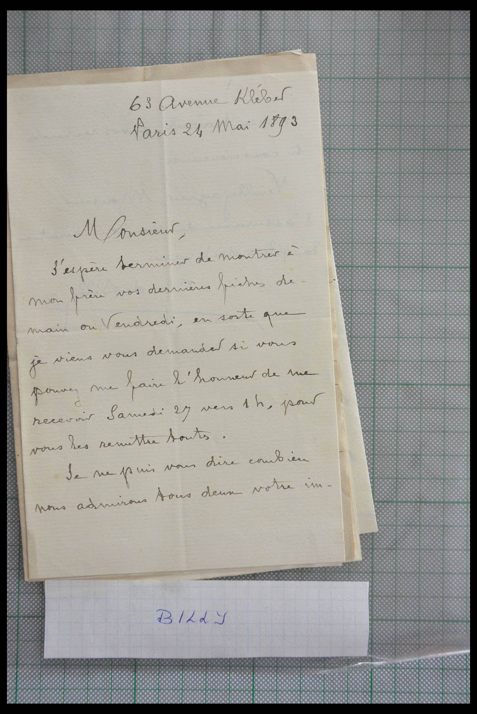 28357 0016 - 28357 Frankrijk handtekeningen 19e/20e eeuw.