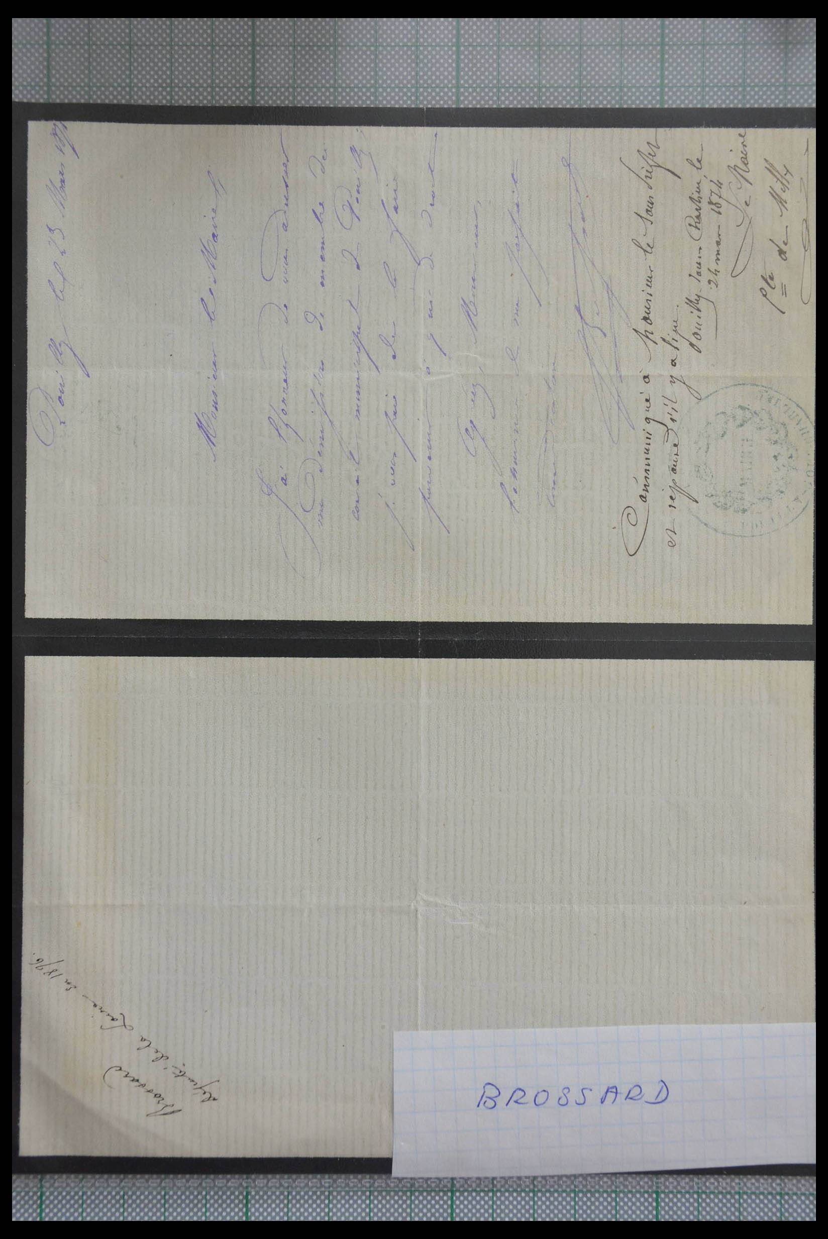 28357 0036 - 28357 Frankrijk handtekeningen 19e/20e eeuw.