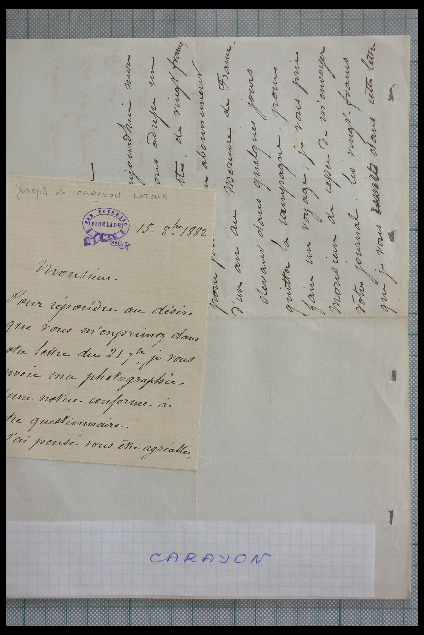 28357 0044 - 28357 Frankrijk handtekeningen 19e/20e eeuw.