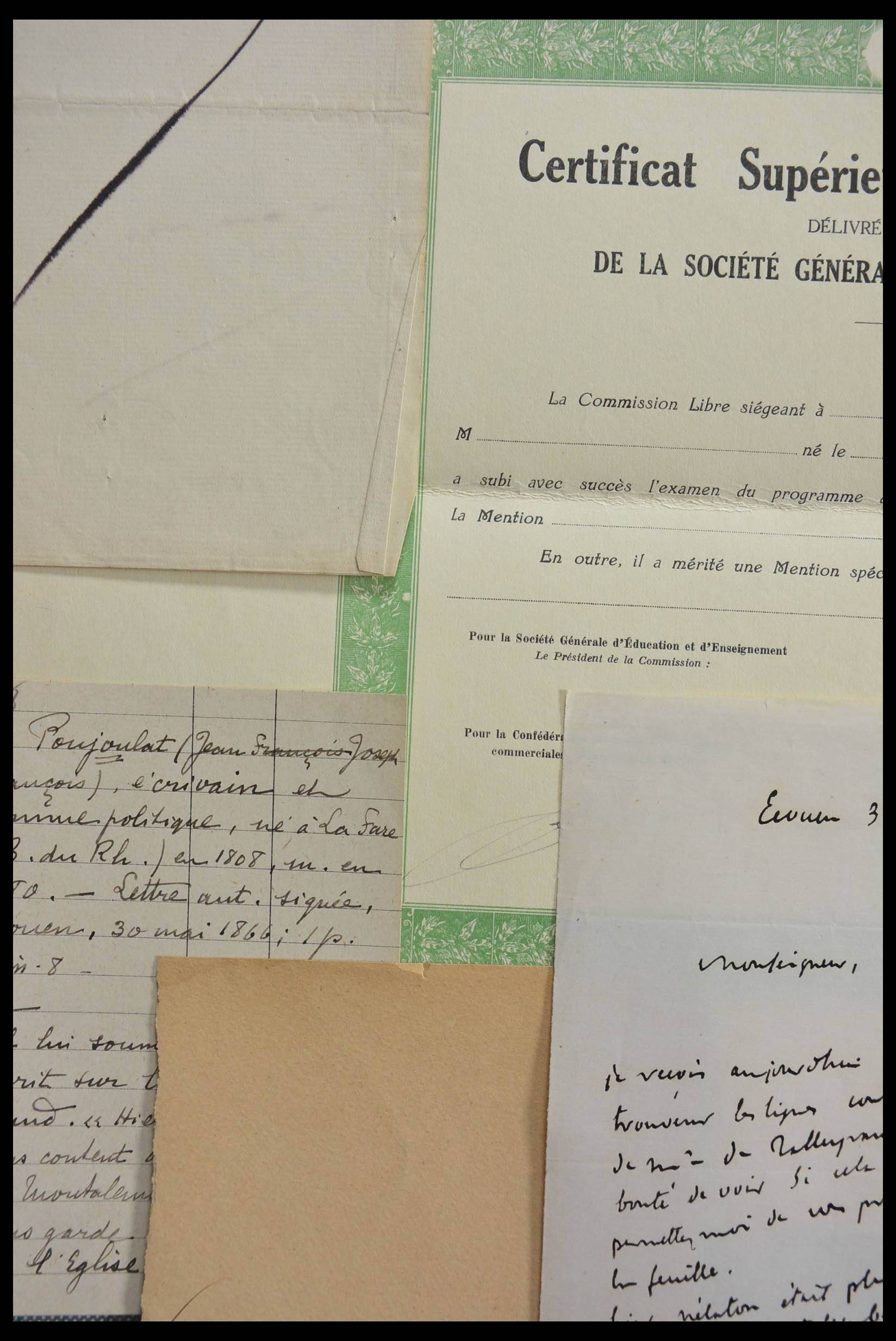 28357 0047 - 28357 Frankrijk handtekeningen 19e/20e eeuw.