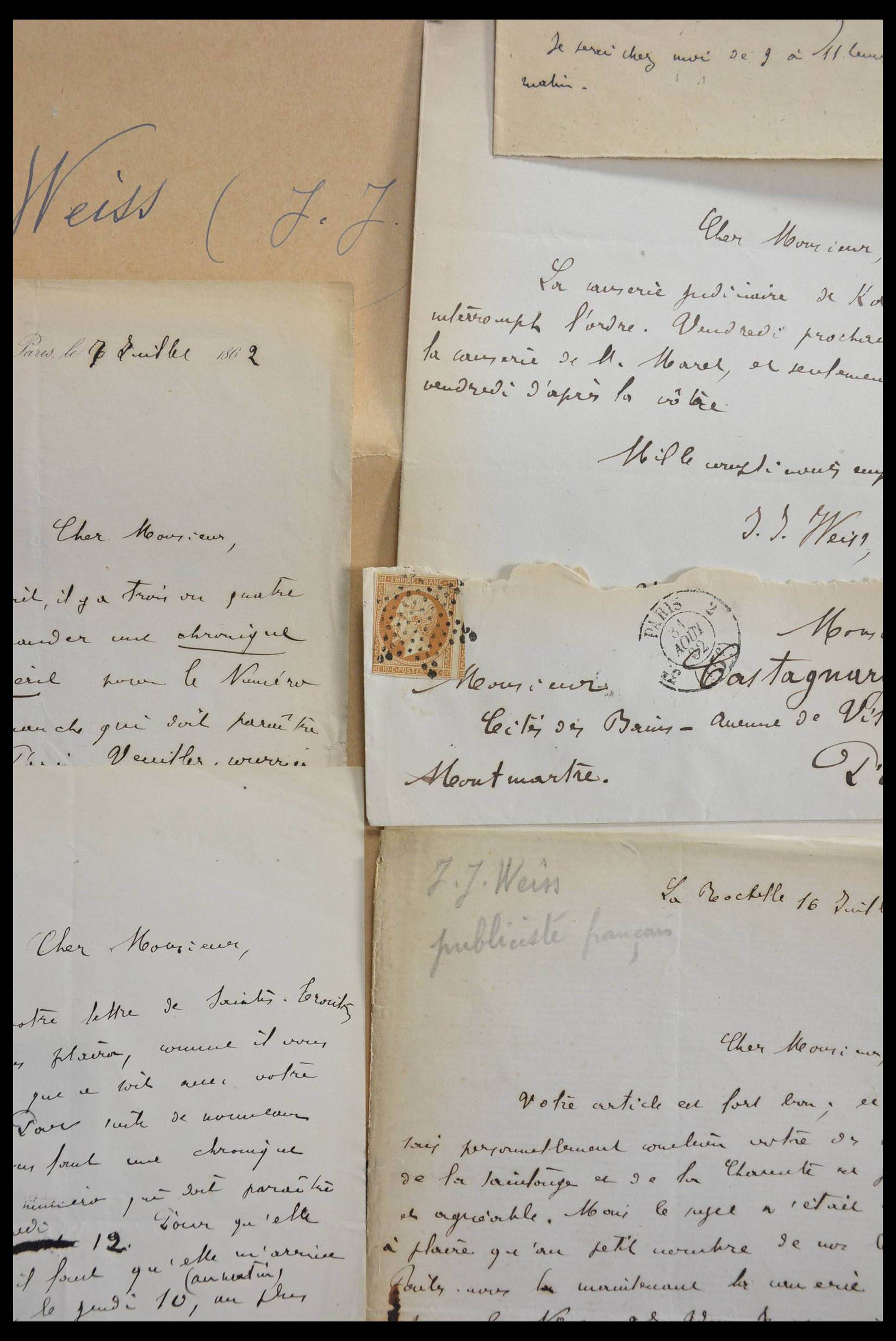 28357 0059 - 28357 Frankrijk handtekeningen 19e/20e eeuw.
