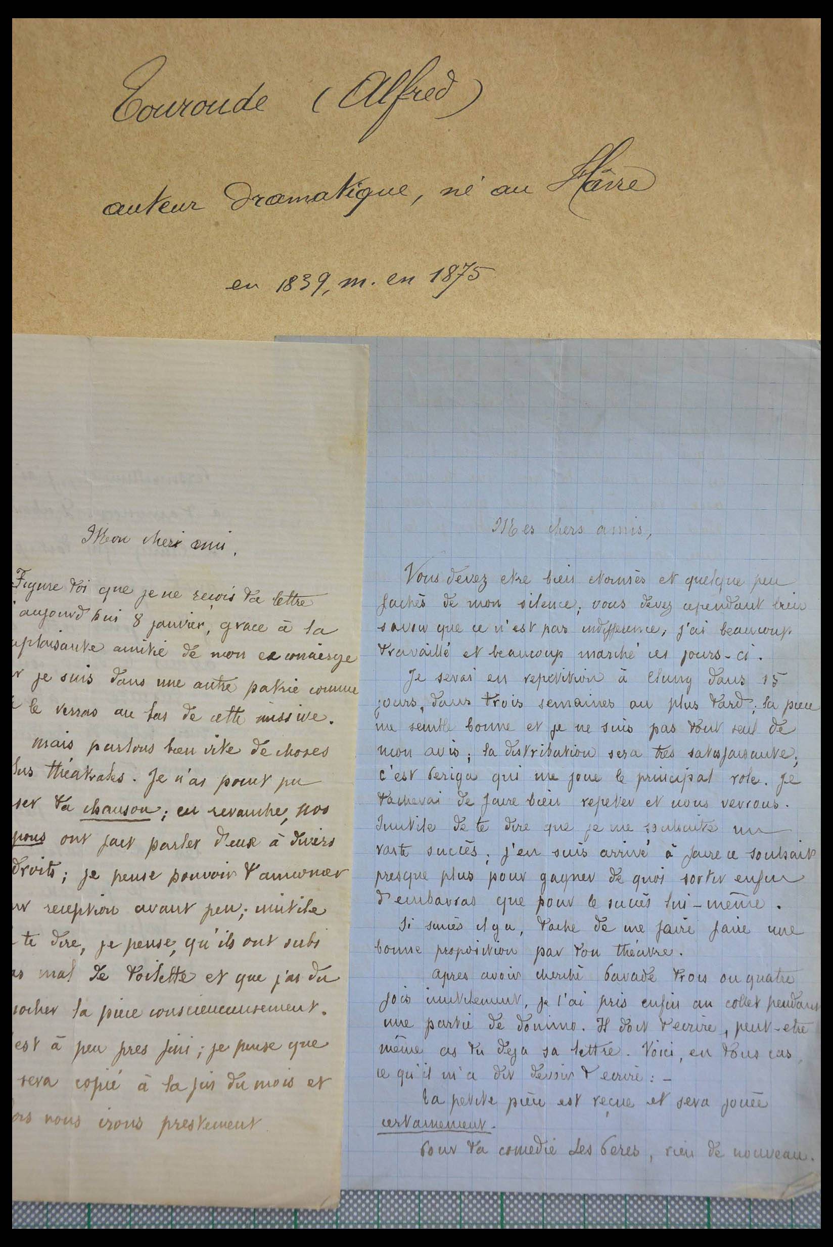 28357 0061 - 28357 Frankrijk handtekeningen 19e/20e eeuw.