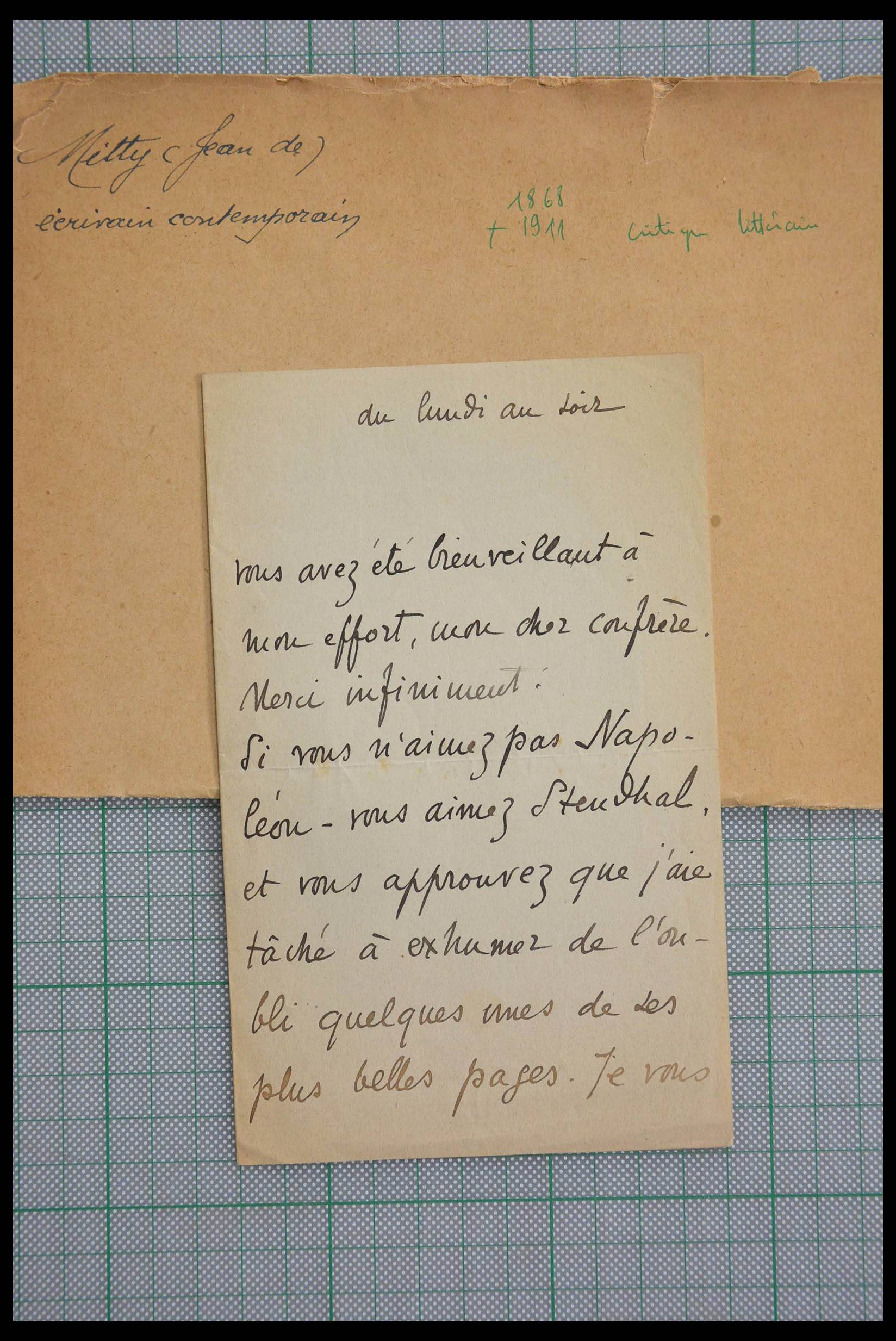28357 0073 - 28357 Frankrijk handtekeningen 19e/20e eeuw.