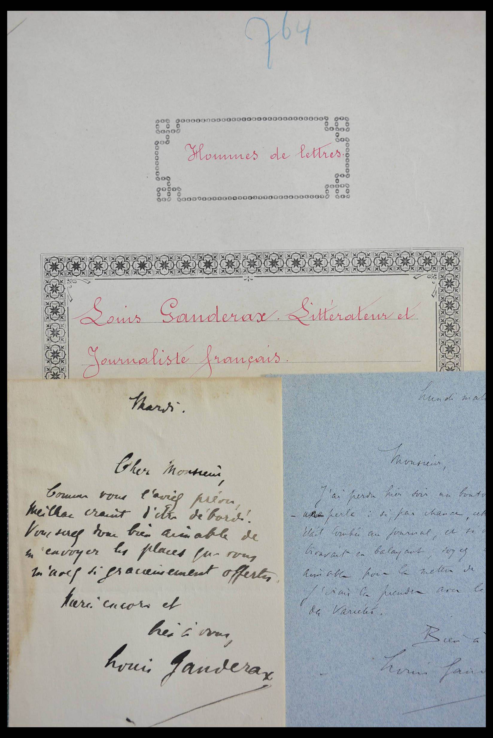 28357 0083 - 28357 Frankrijk handtekeningen 19e/20e eeuw.