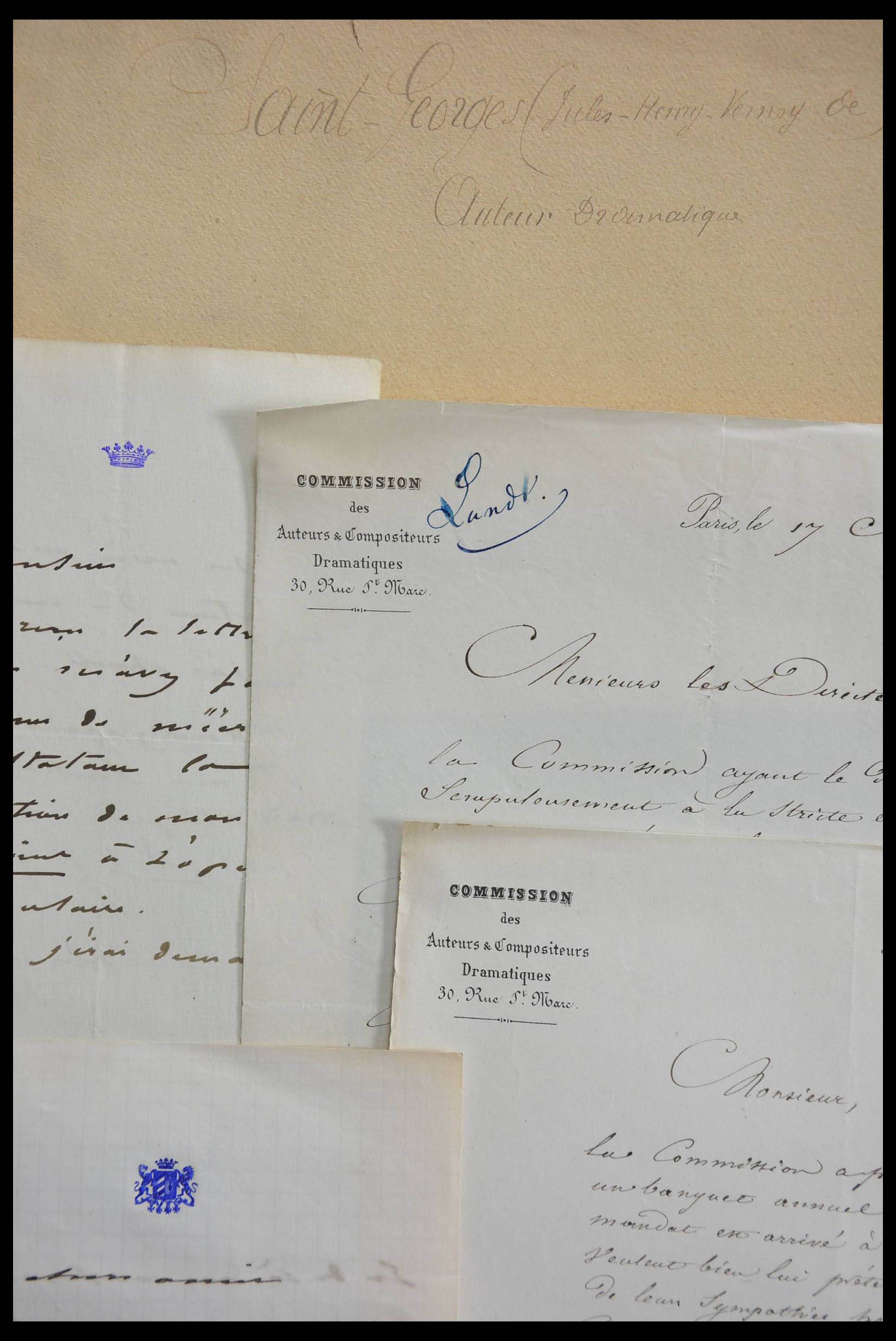 28357 0093 - 28357 Frankrijk handtekeningen 19e/20e eeuw.