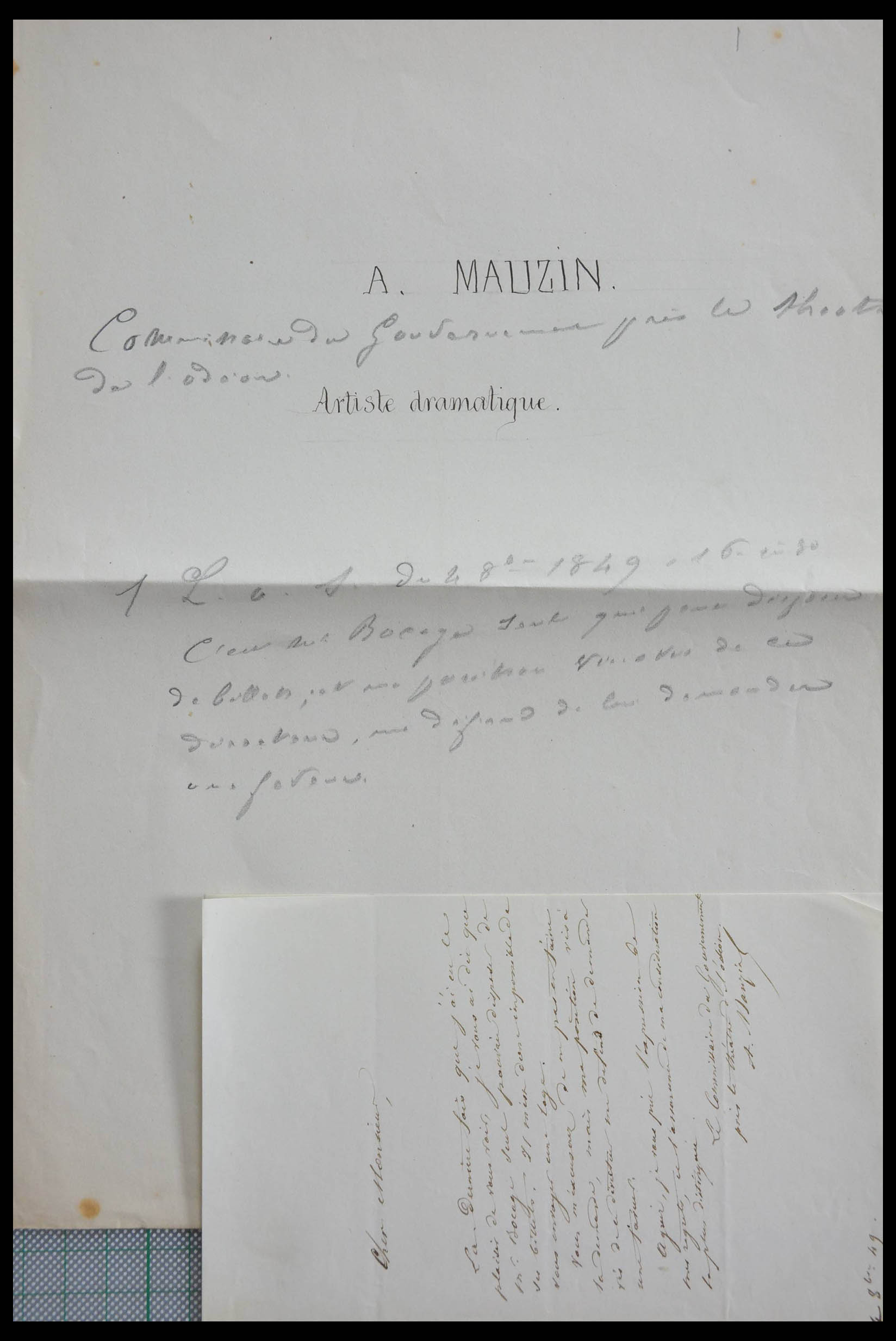 28357 1053 - 28357 France autographs of the 19th and early 20th Century.