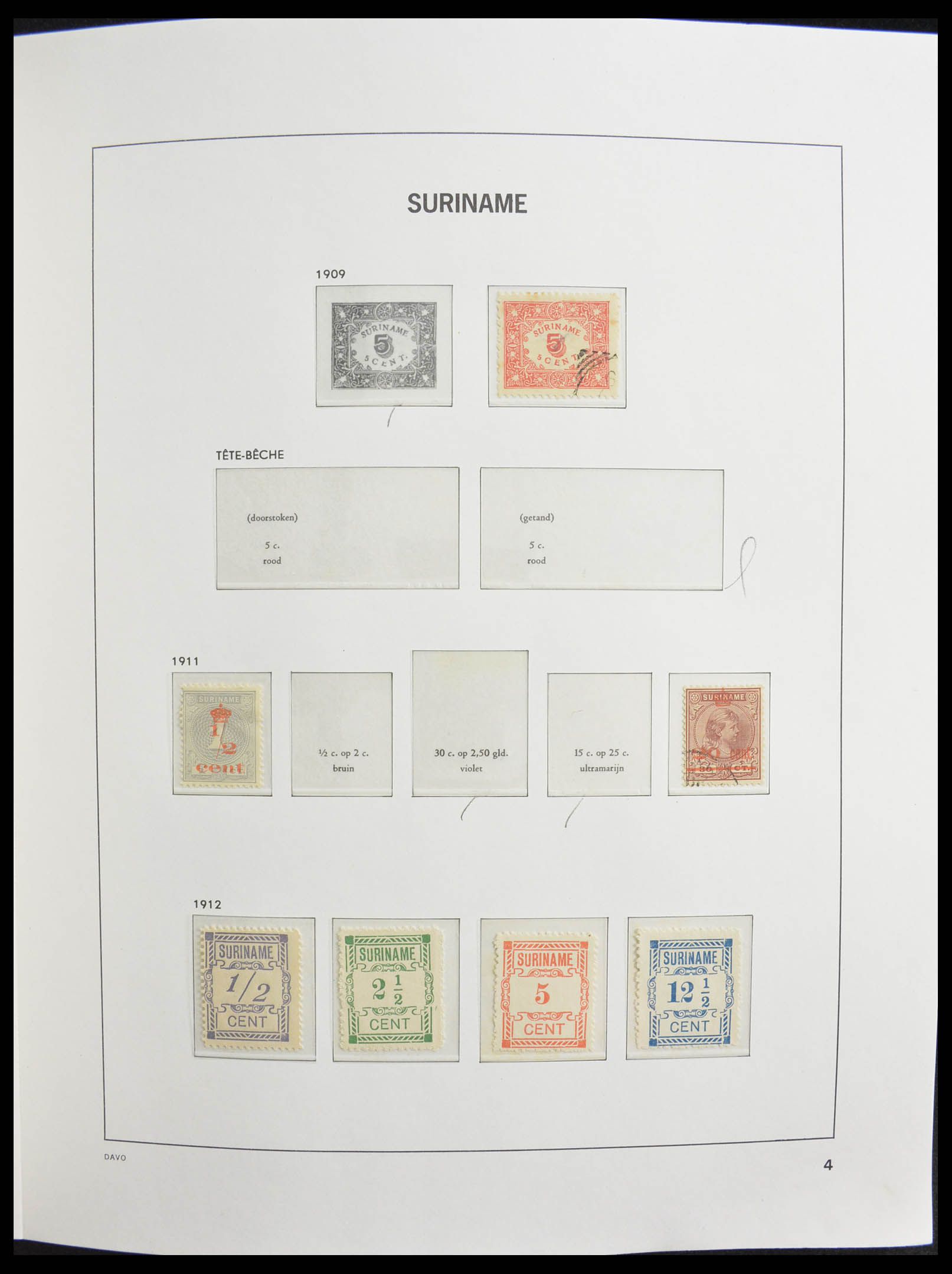 28364 004 - 28364 Surinam 1873-1975.