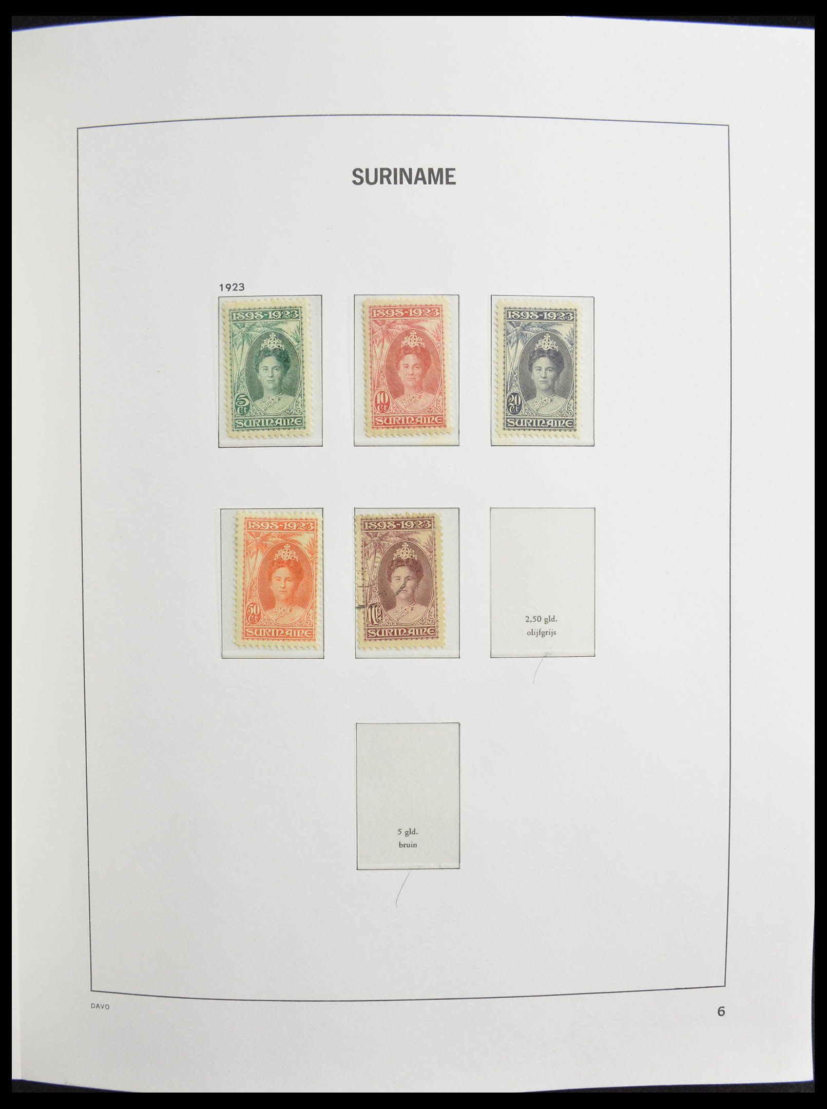 28364 006 - 28364 Surinam 1873-1975.