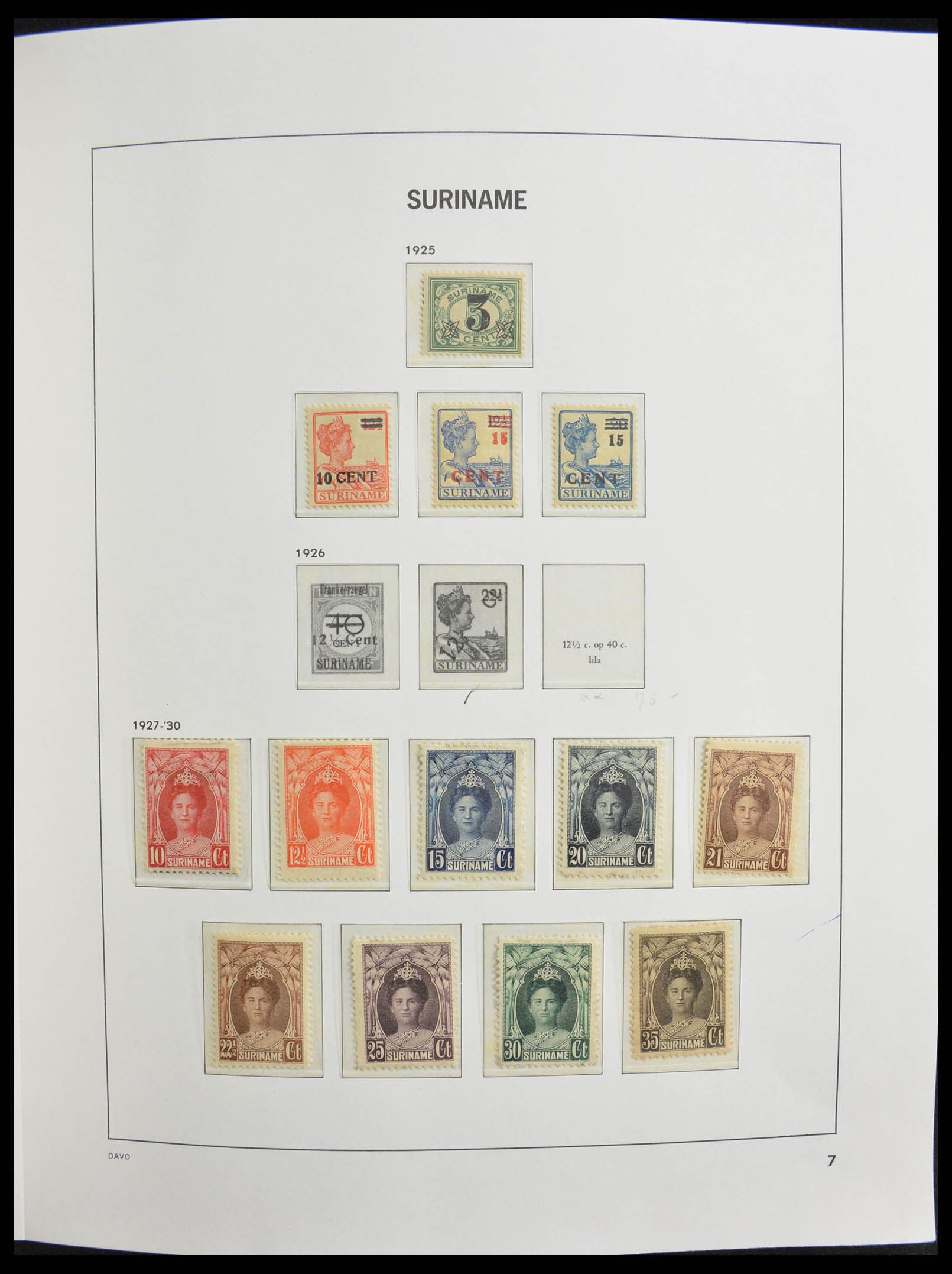 28364 007 - 28364 Suriname 1873-1975.
