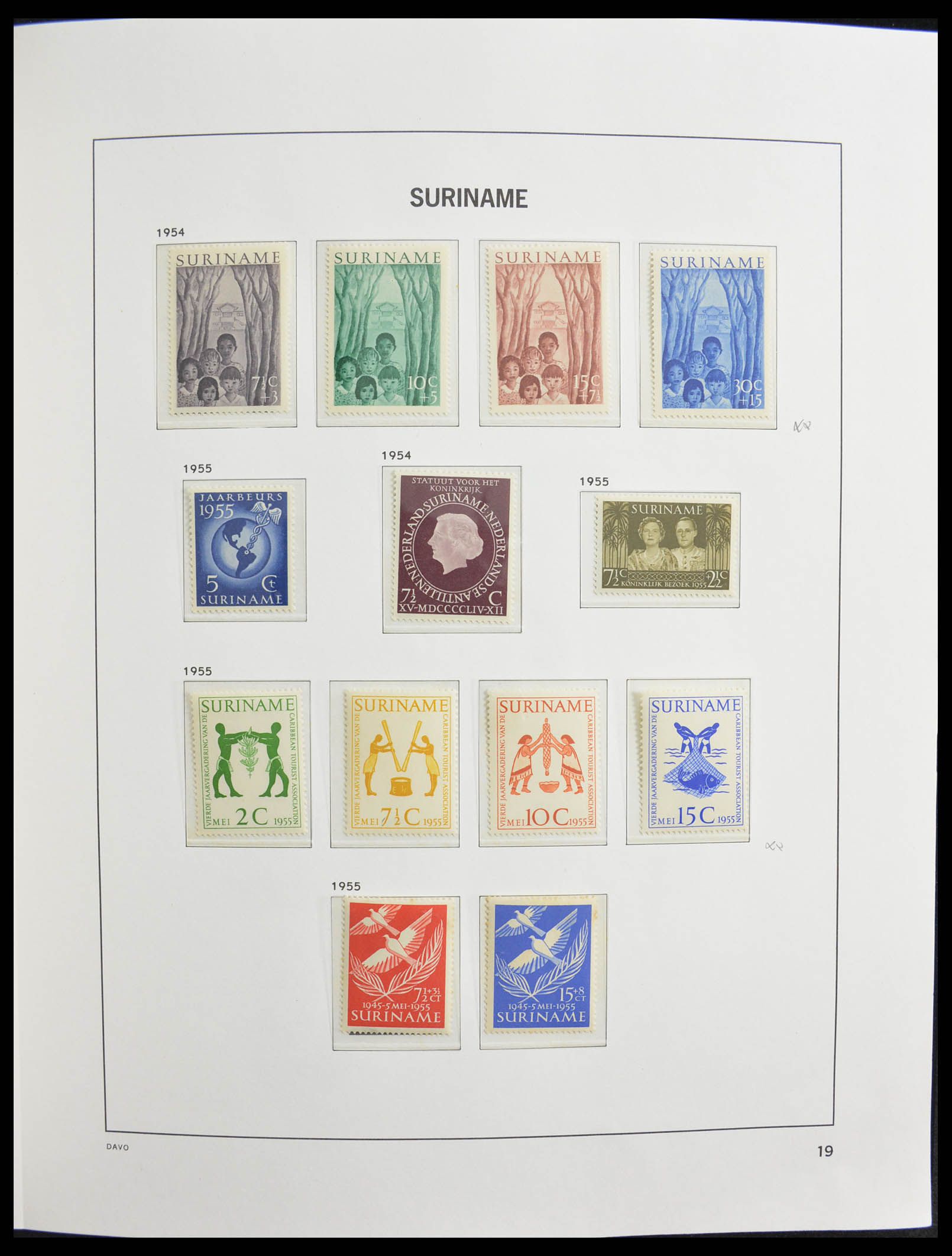 28364 019 - 28364 Suriname 1873-1975.