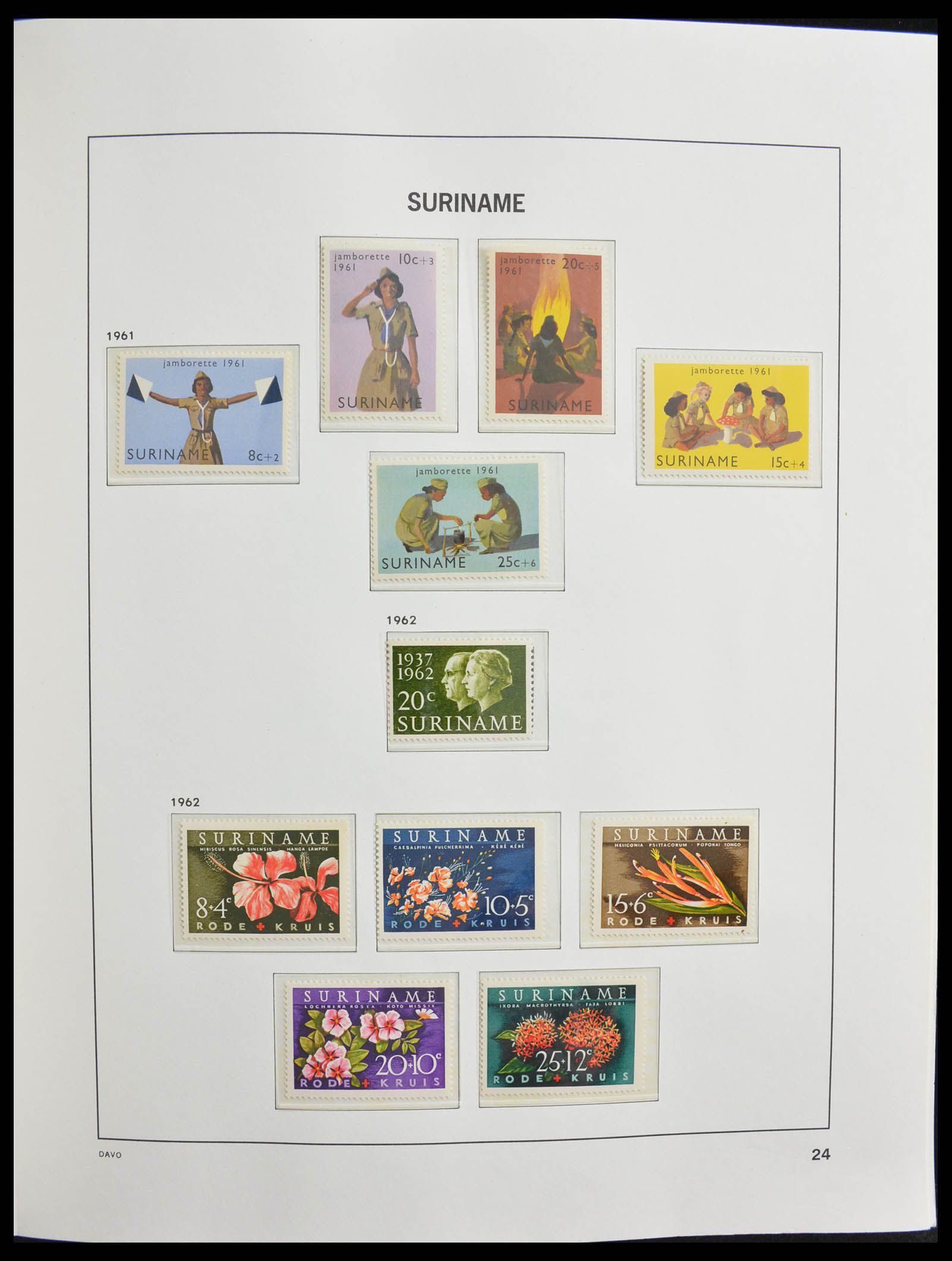 28364 024 - 28364 Suriname 1873-1975.