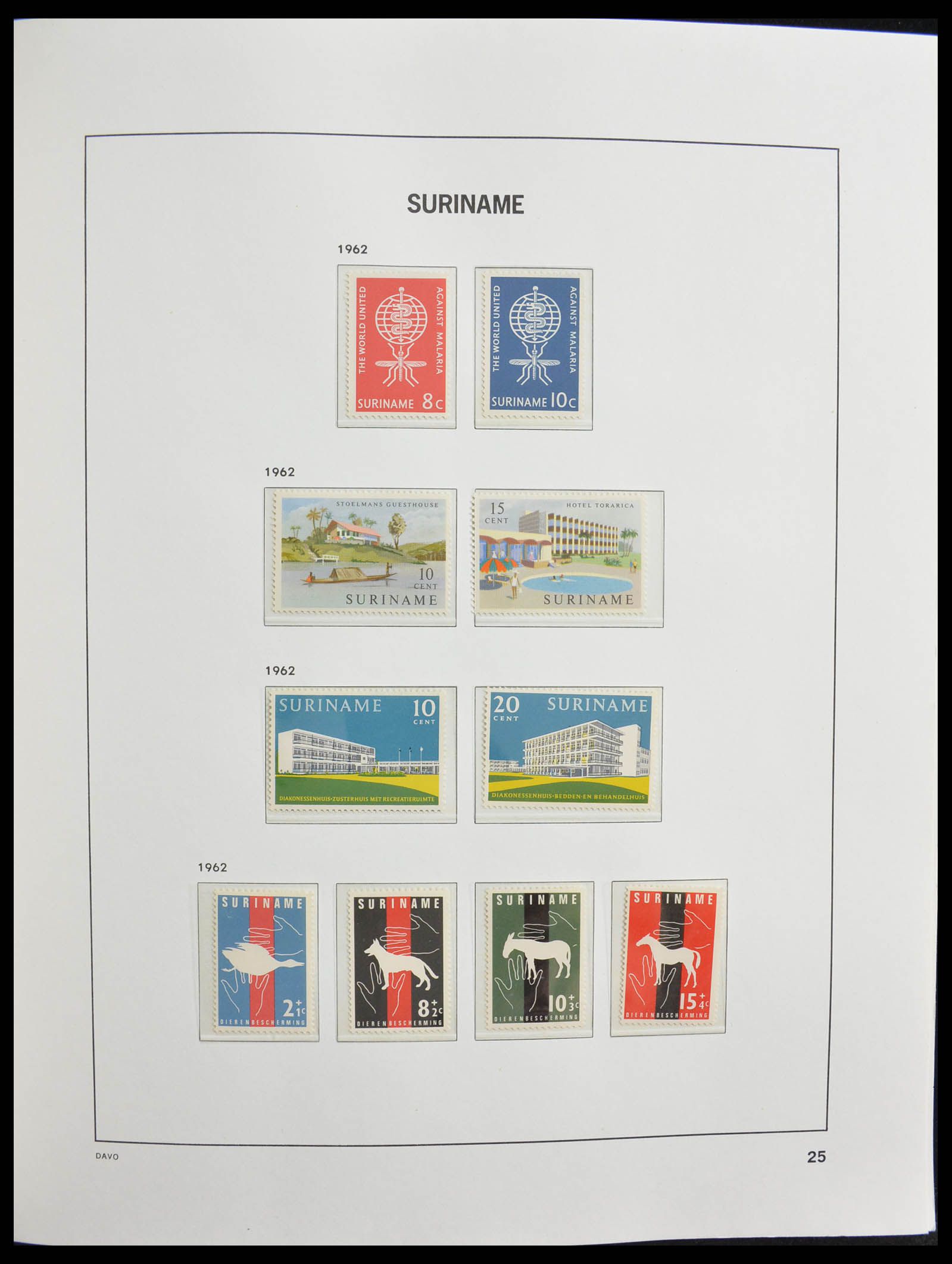28364 025 - 28364 Suriname 1873-1975.