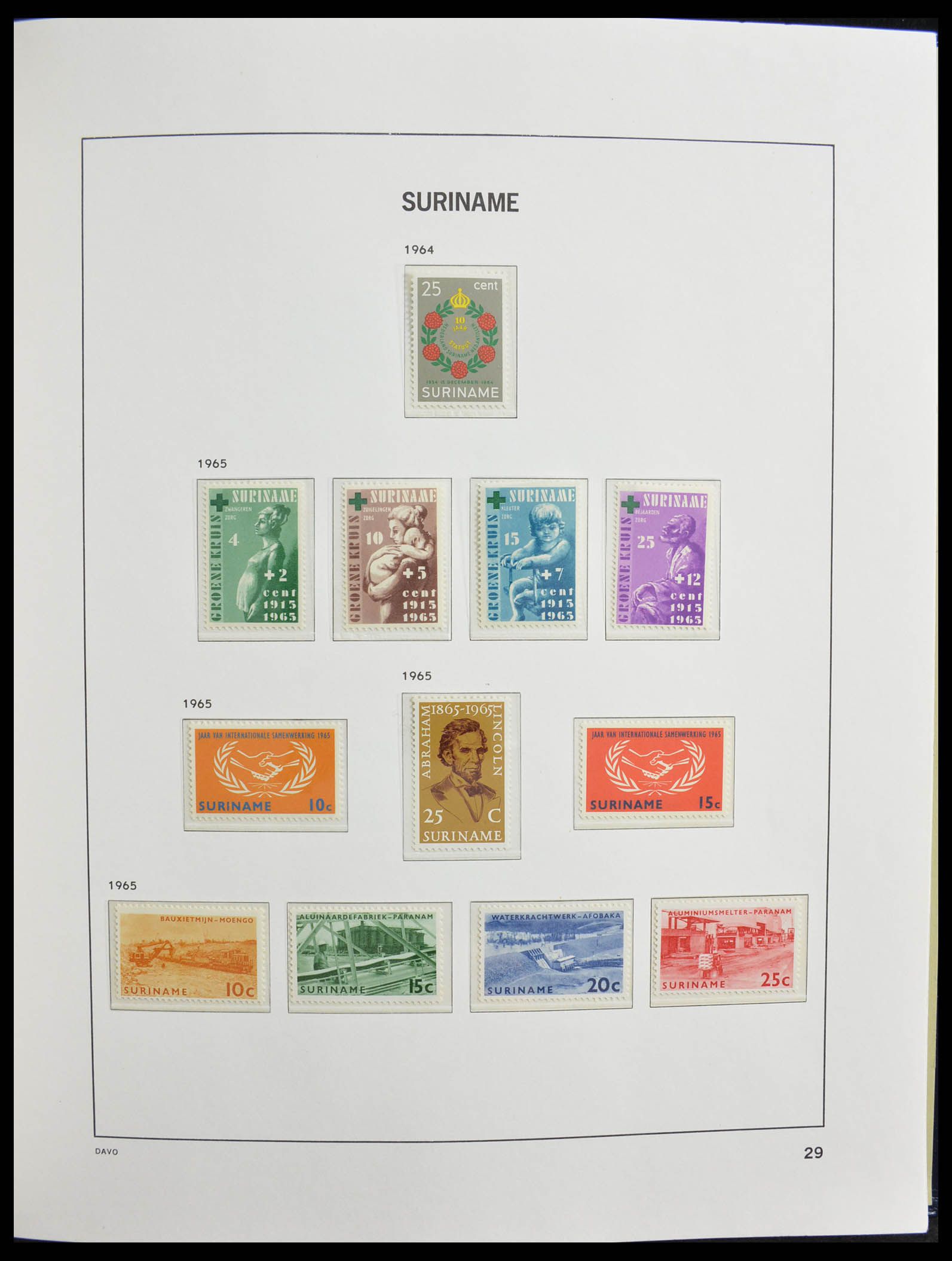 28364 029 - 28364 Suriname 1873-1975.