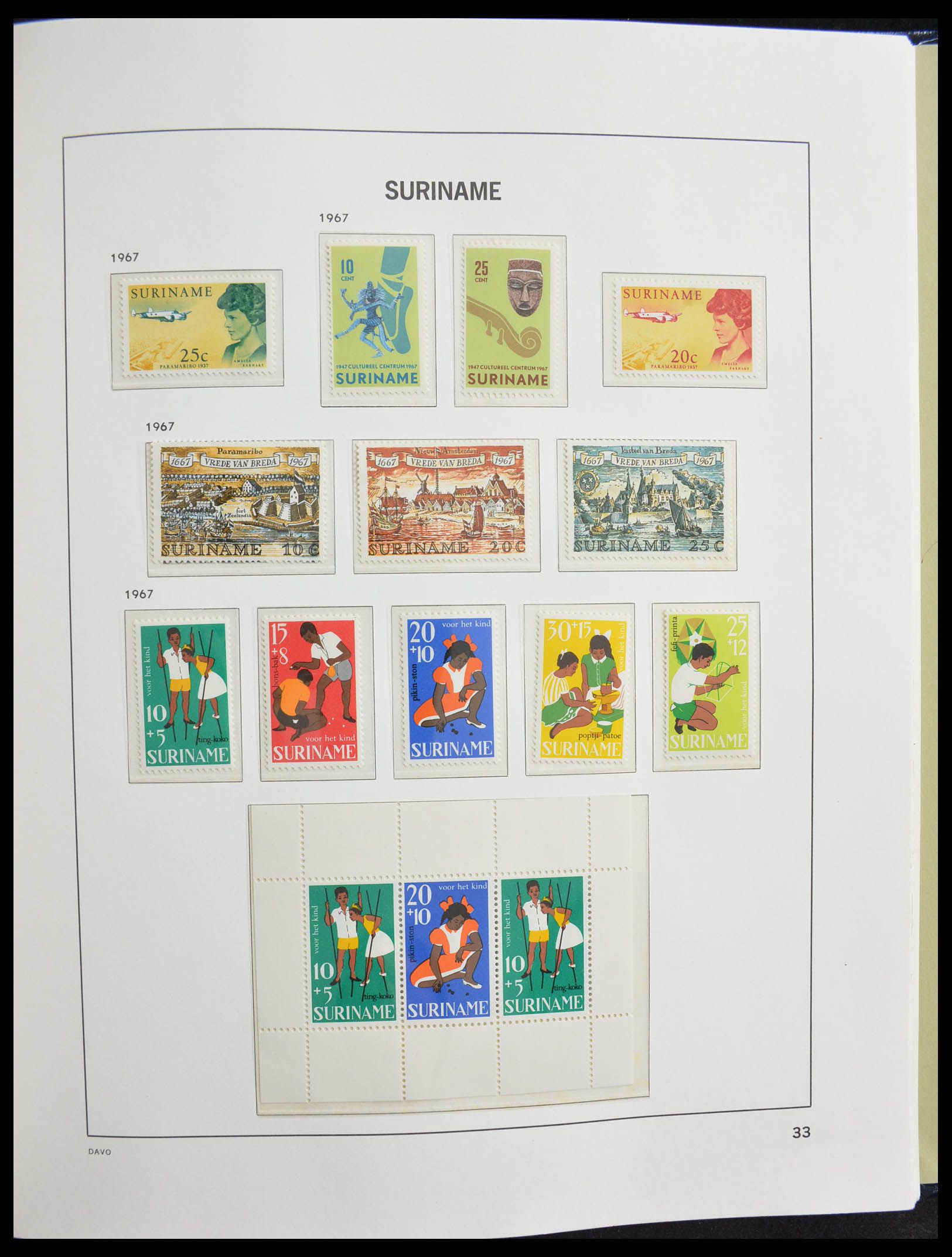 28364 034 - 28364 Surinam 1873-1975.