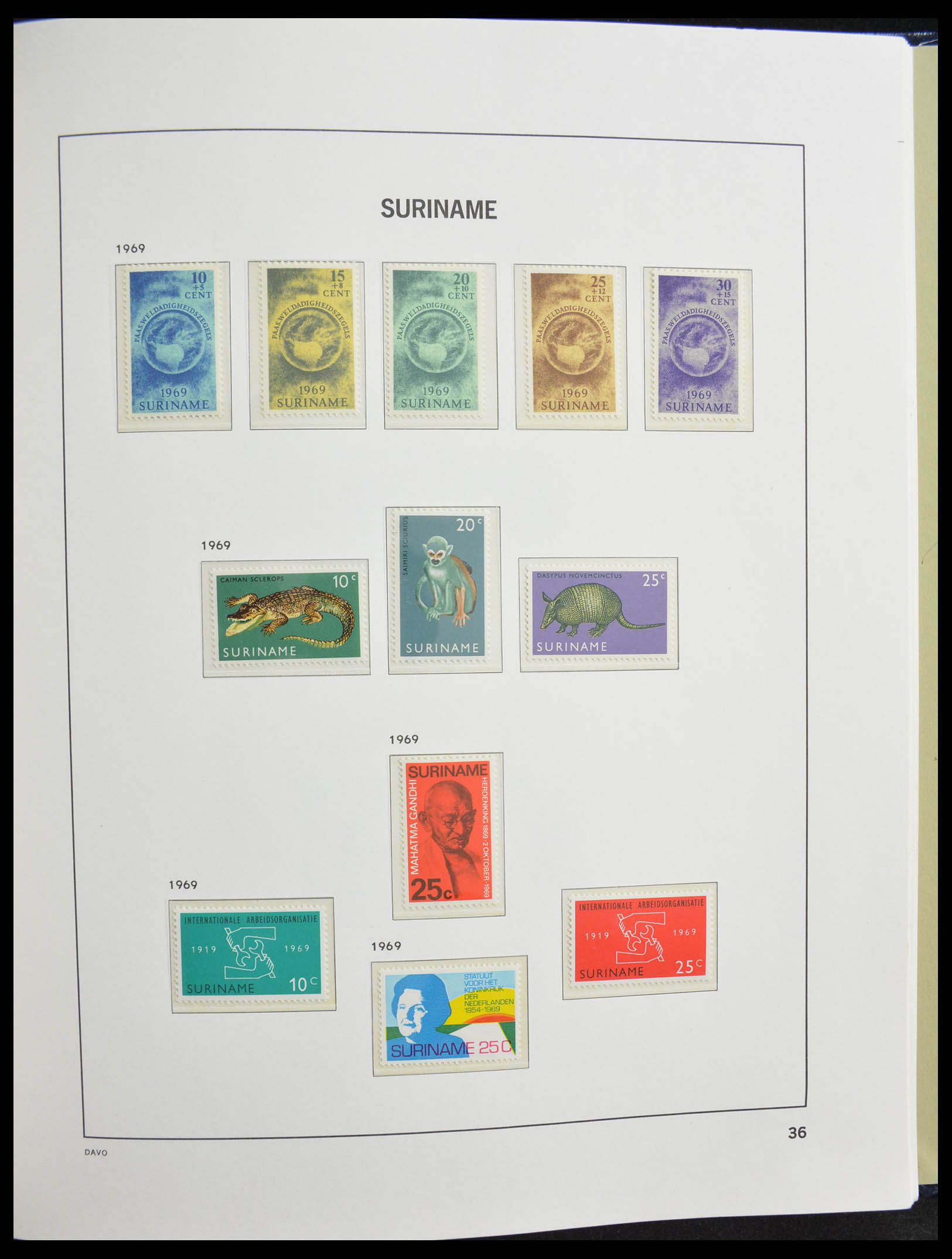 28364 037 - 28364 Surinam 1873-1975.