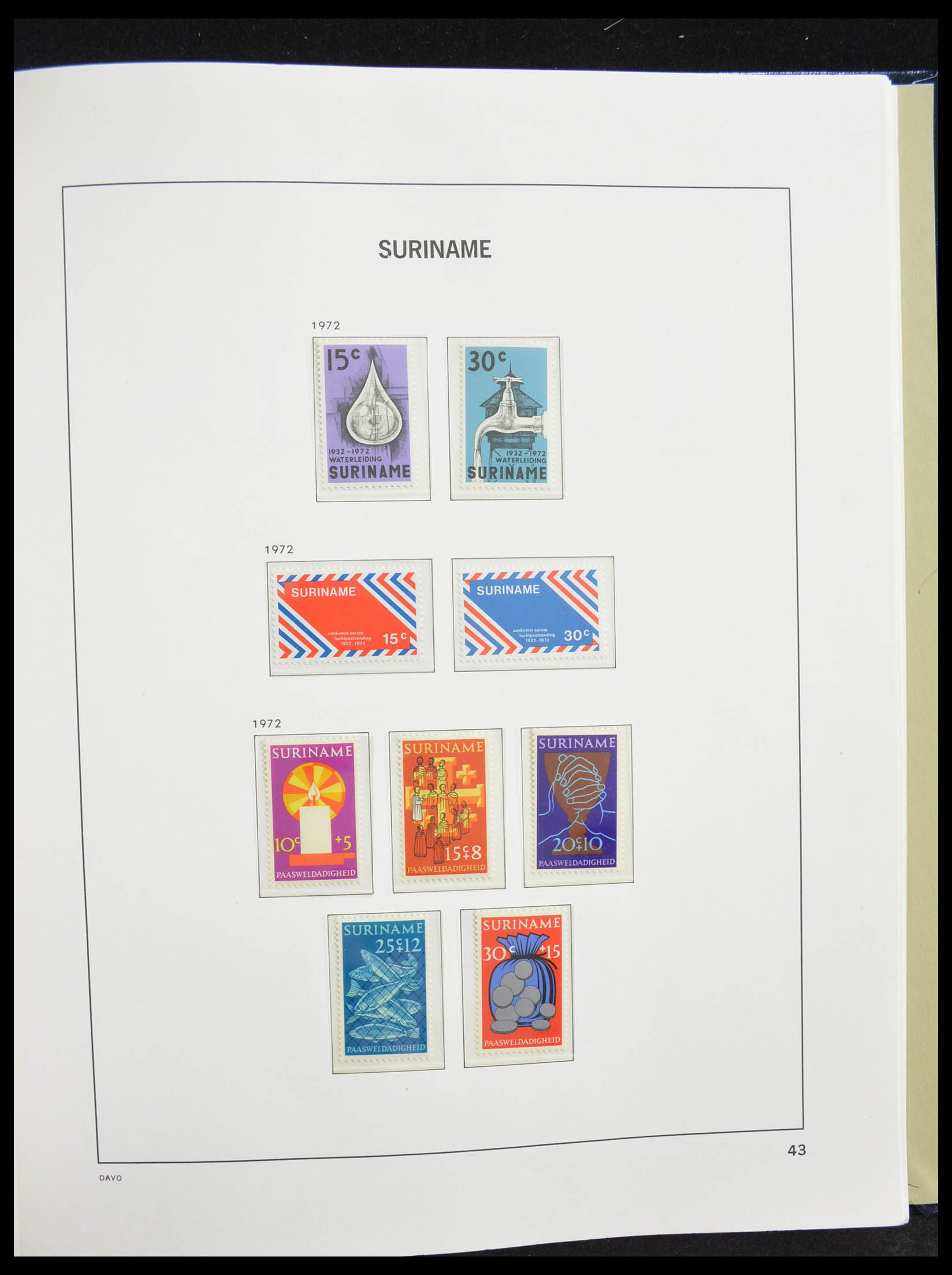 28364 044 - 28364 Suriname 1873-1975.