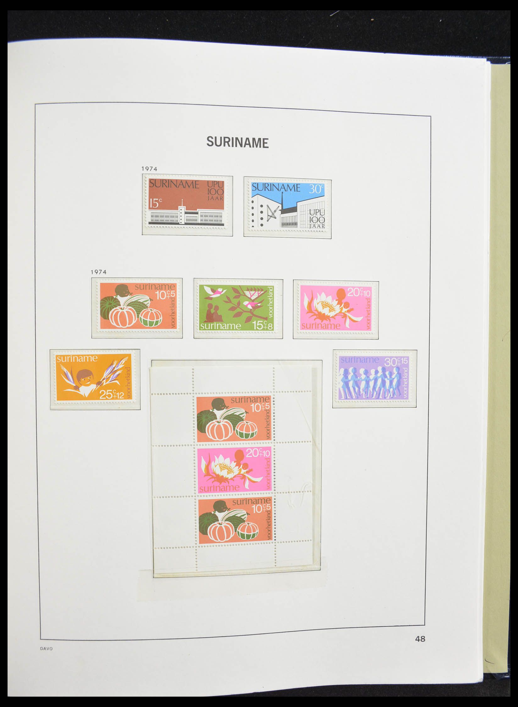 28364 050 - 28364 Surinam 1873-1975.