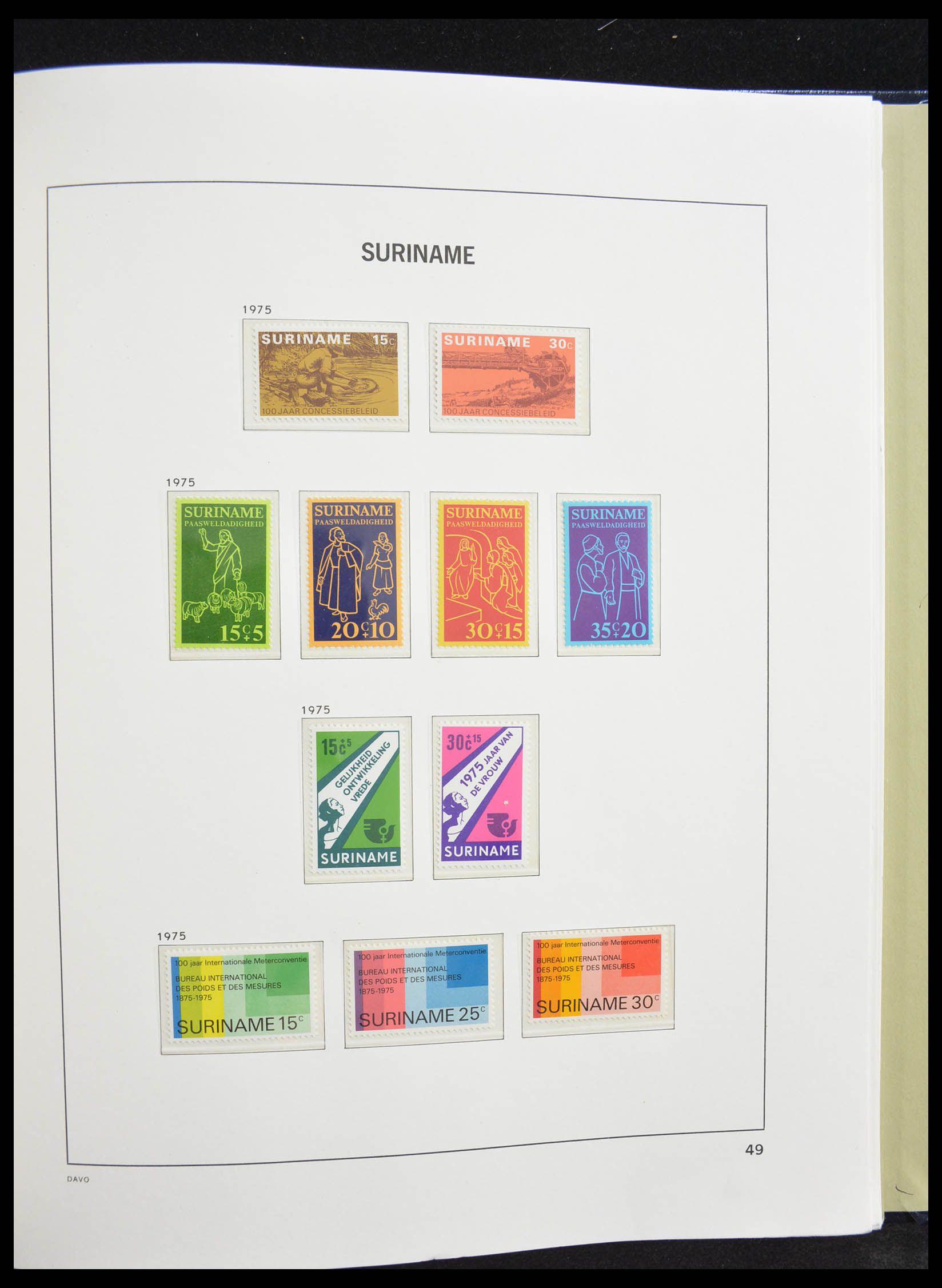 28364 051 - 28364 Suriname 1873-1975.