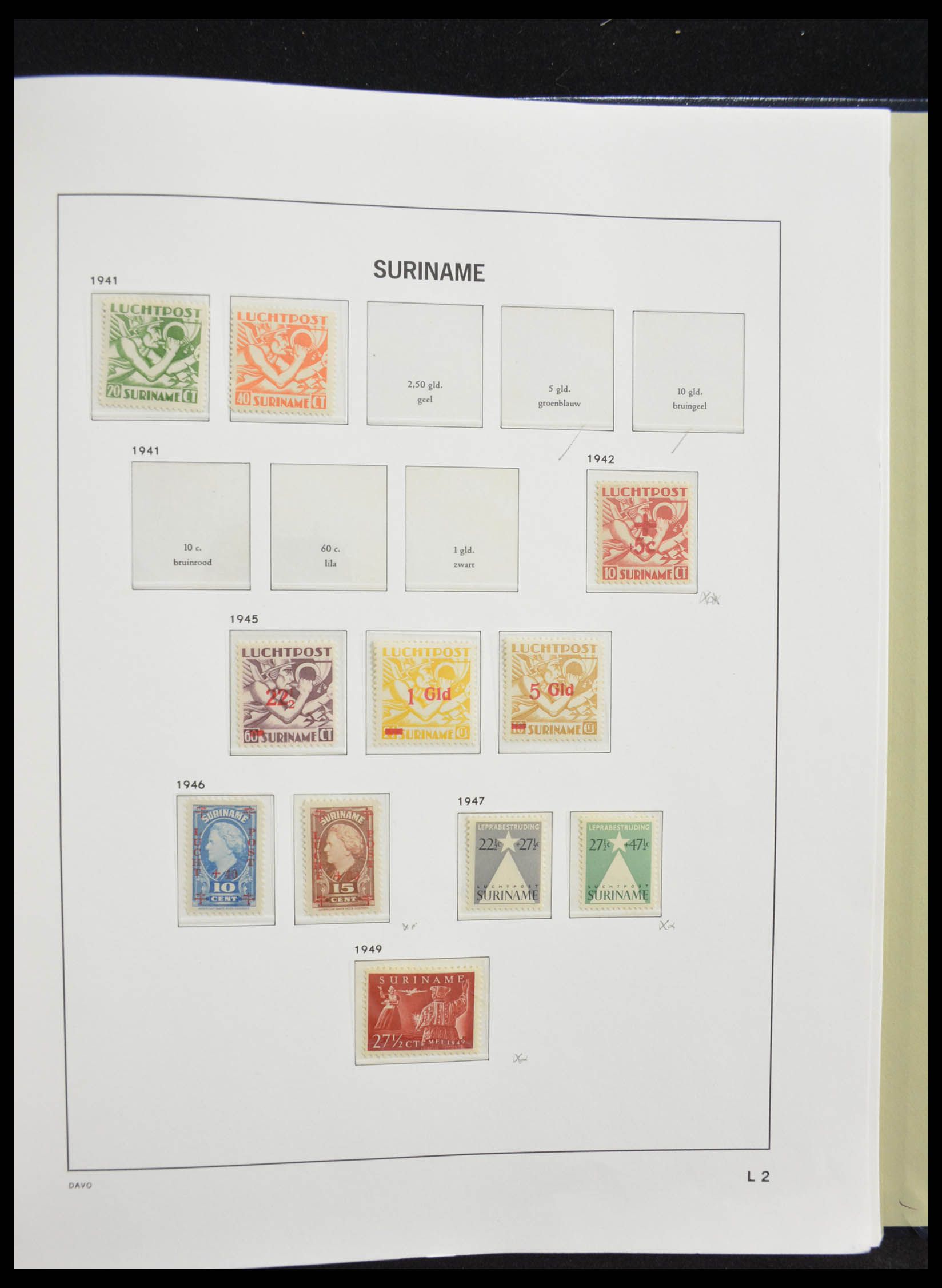 28364 054 - 28364 Suriname 1873-1975.