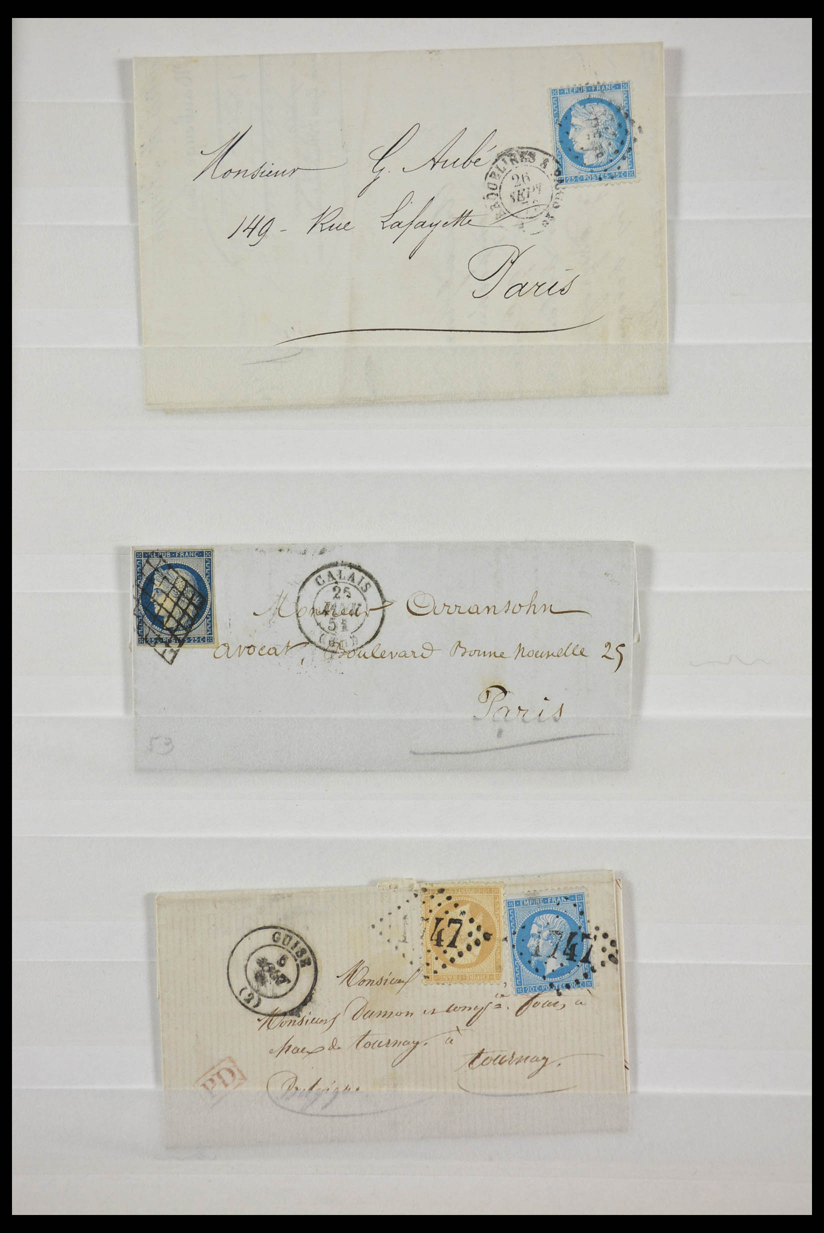 28367 005 - 28367 West Europa brieven vanaf 1849.