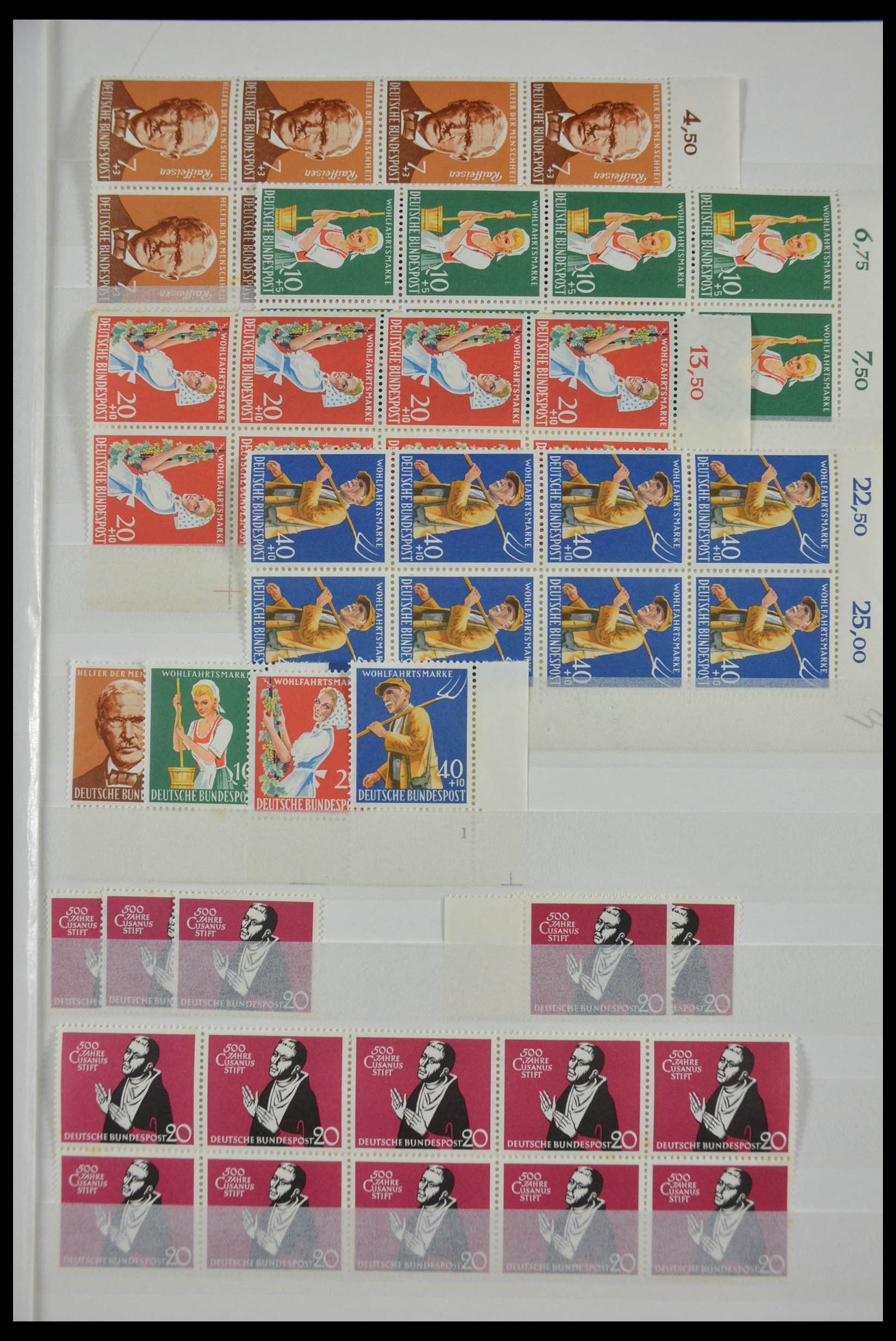 28379 002 - 28379 Bundespost 1958-2000 postfrisse stock.