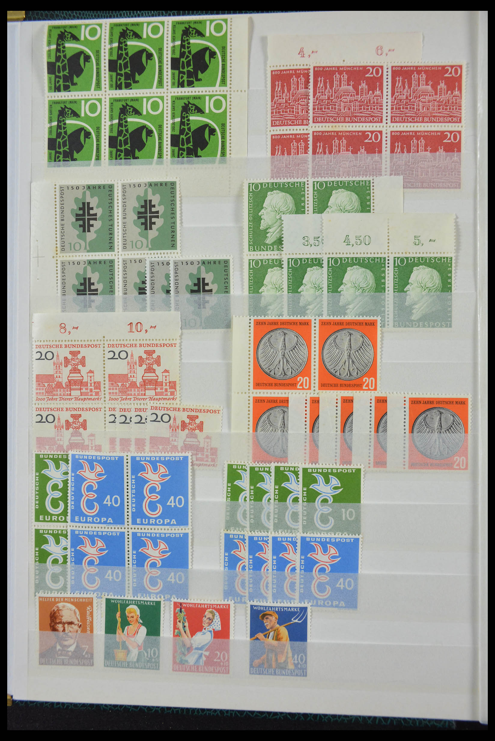 28379 003 - 28379 Bundespost 1958-2000 MNH stock.