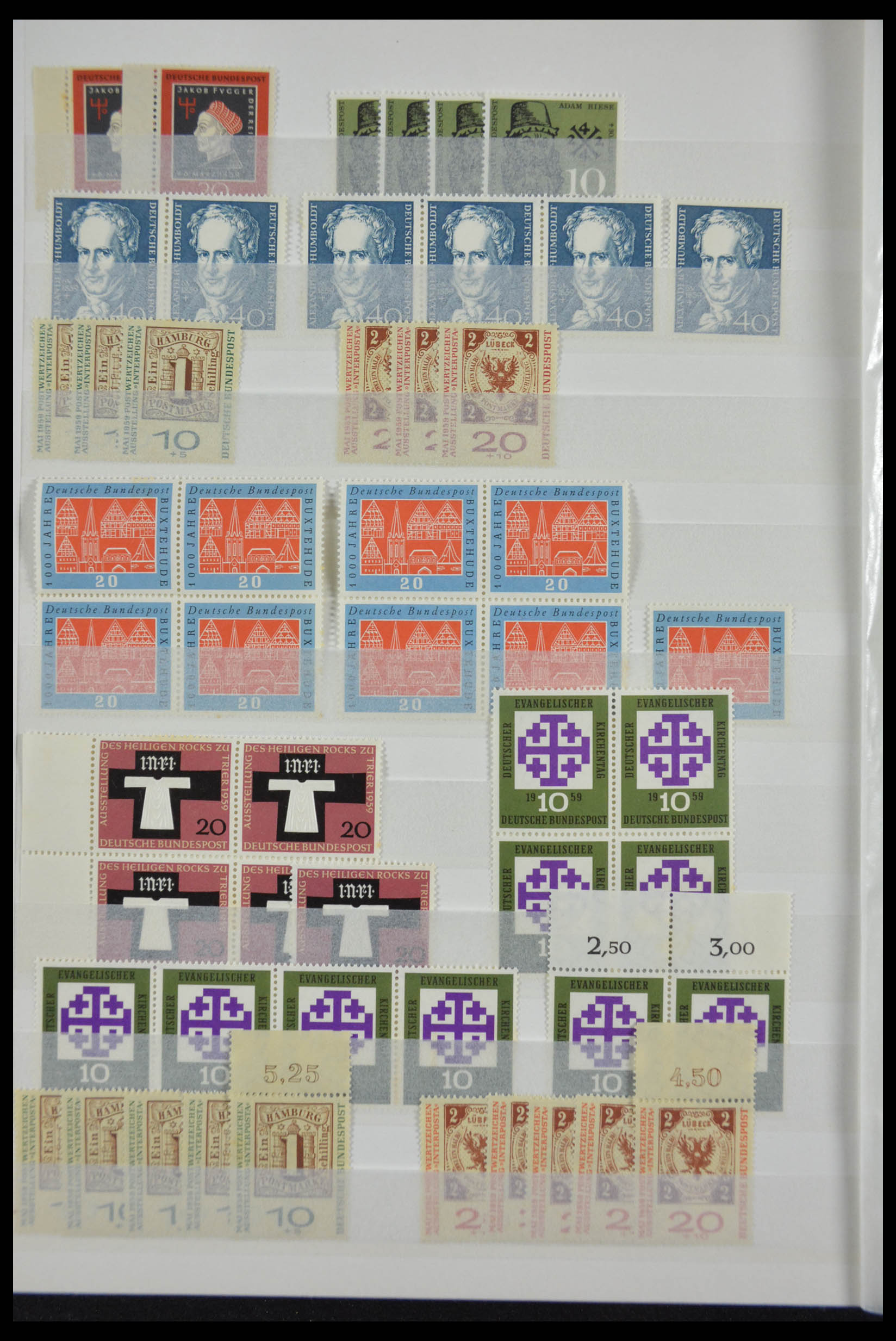 28379 004 - 28379 Bundespost 1958-2000 postfrisse stock.