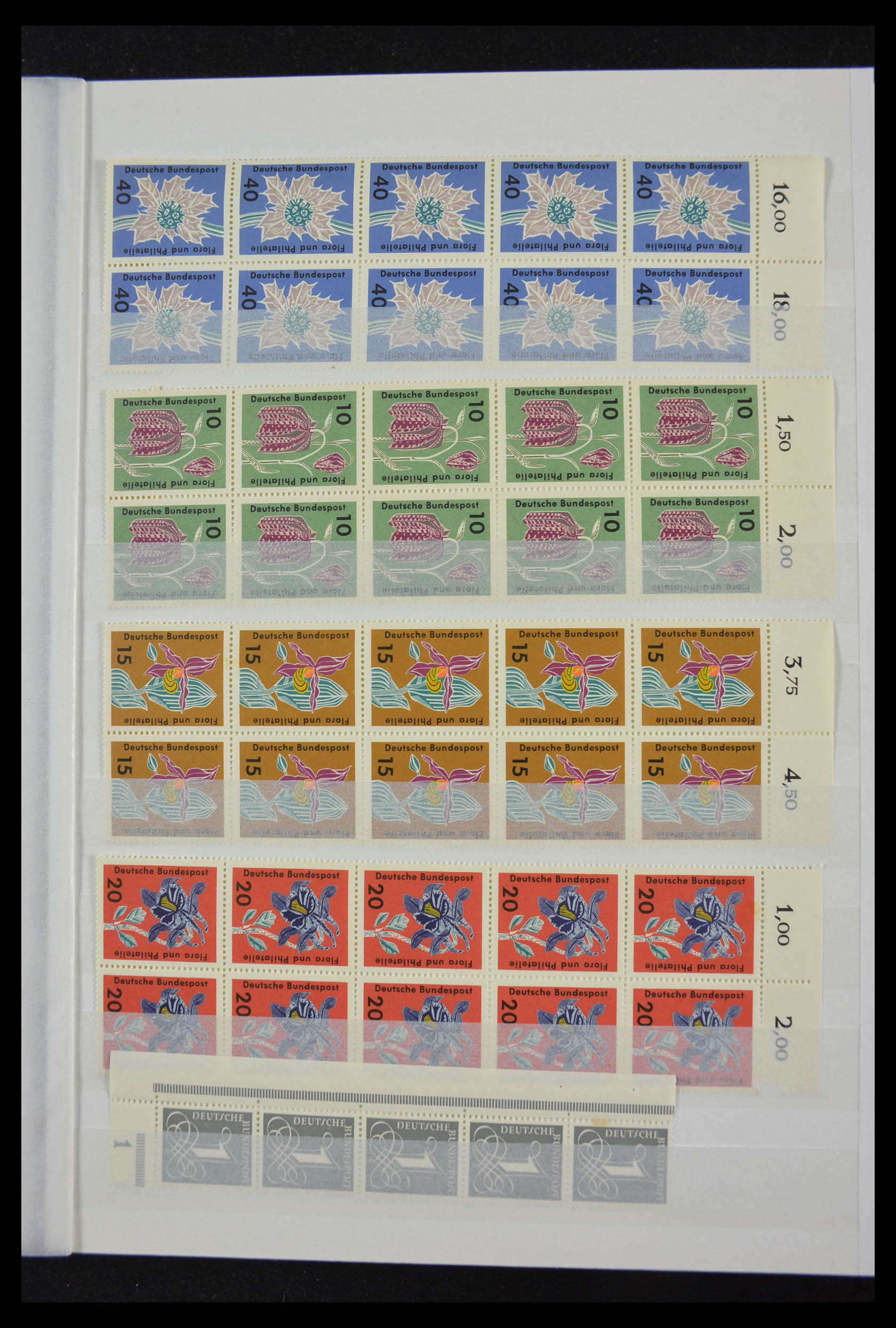 28379 011 - 28379 Bundespost 1958-2000 postfrisse stock.