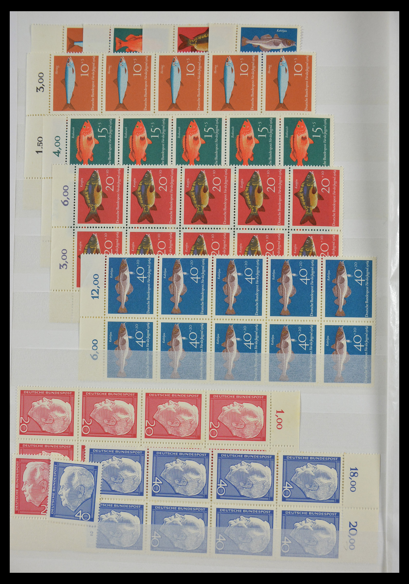 28379 014 - 28379 Bundespost 1958-2000 MNH stock.