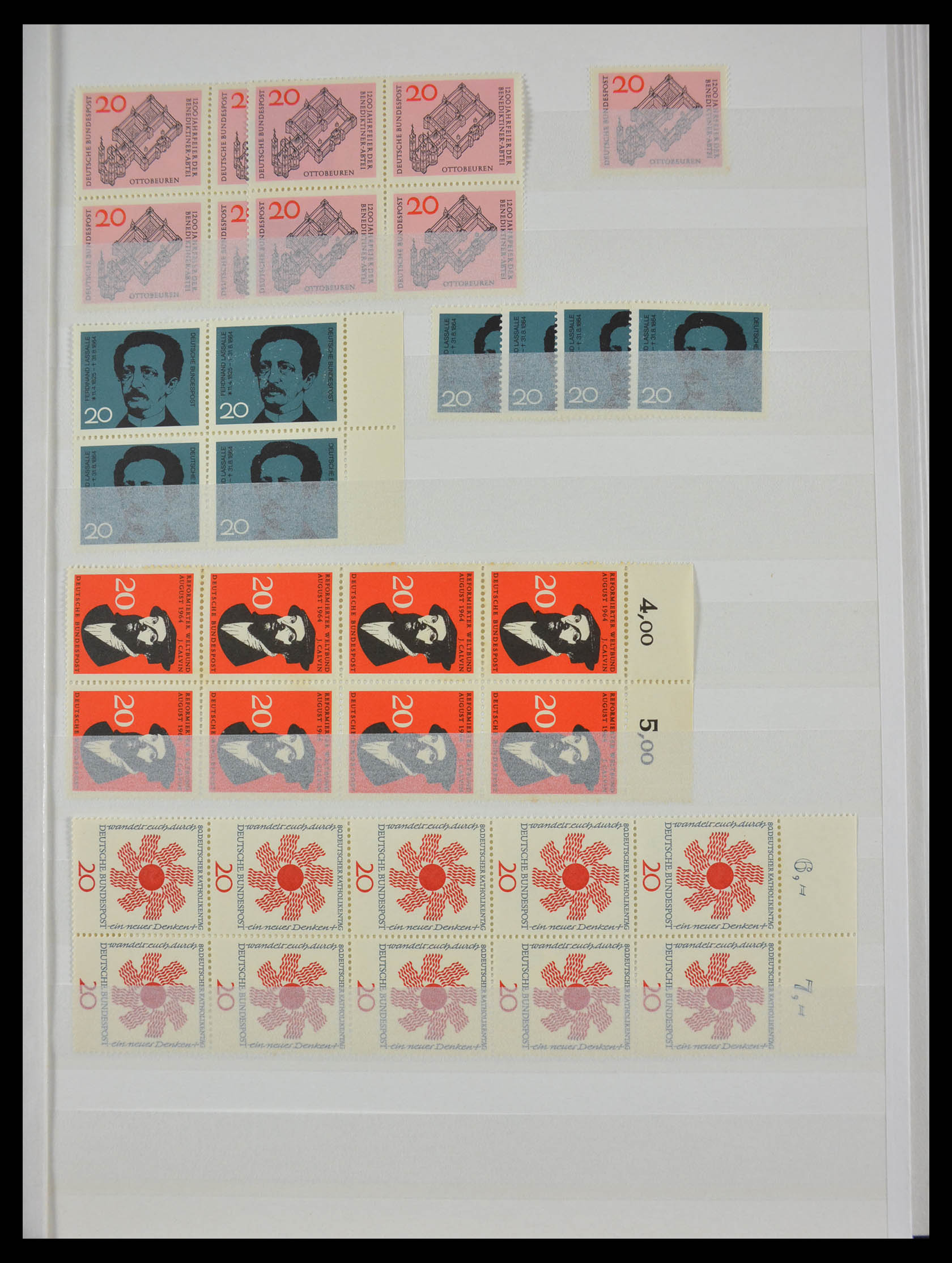 28379 015 - 28379 Bundespost 1958-2000 MNH stock.