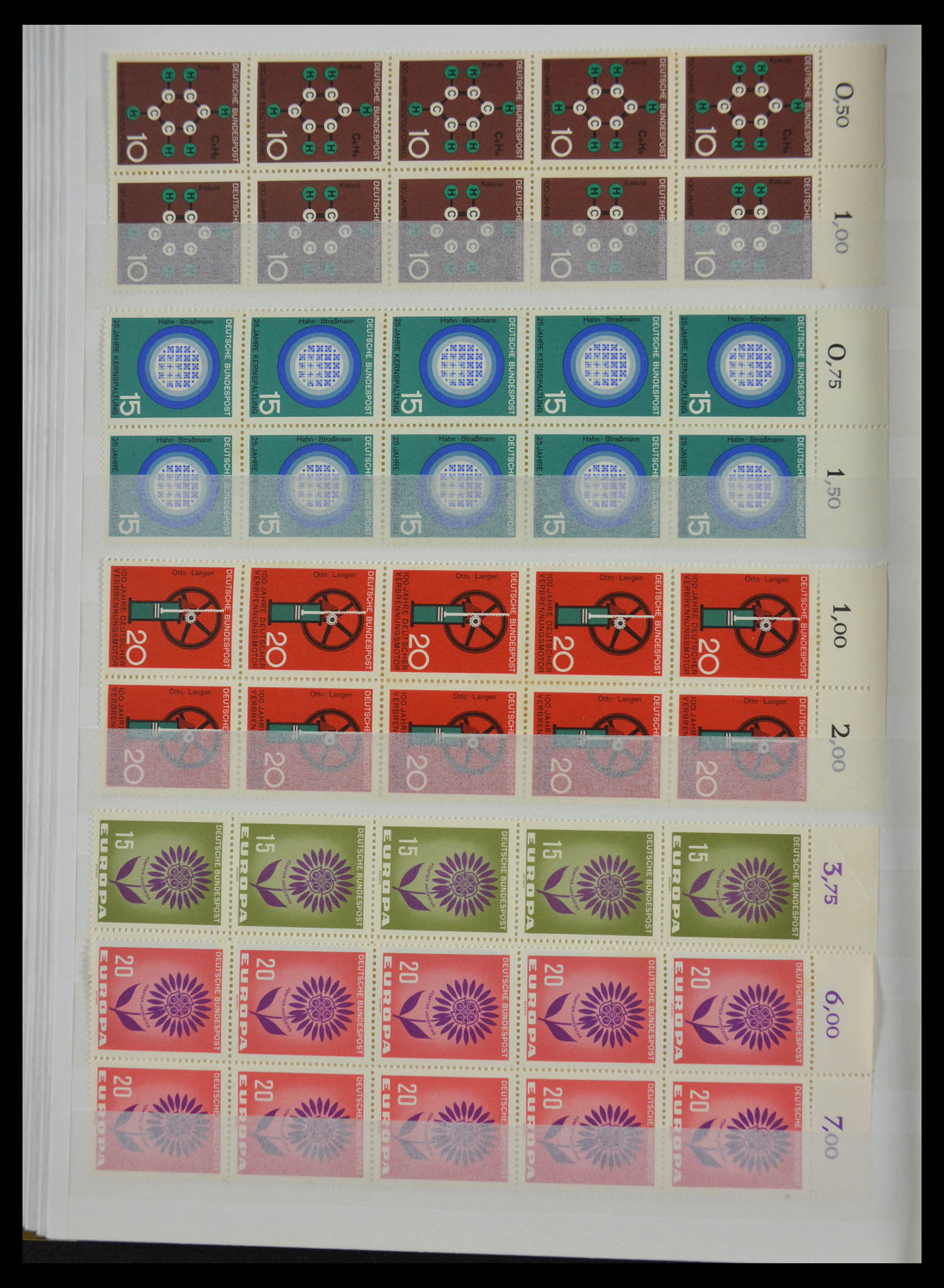 28379 016 - 28379 Bundespost 1958-2000 MNH stock.