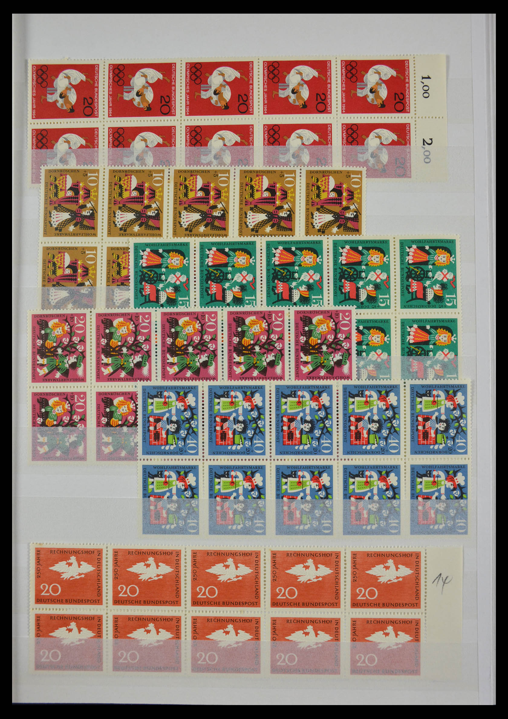 28379 017 - 28379 Bundespost 1958-2000 MNH stock.