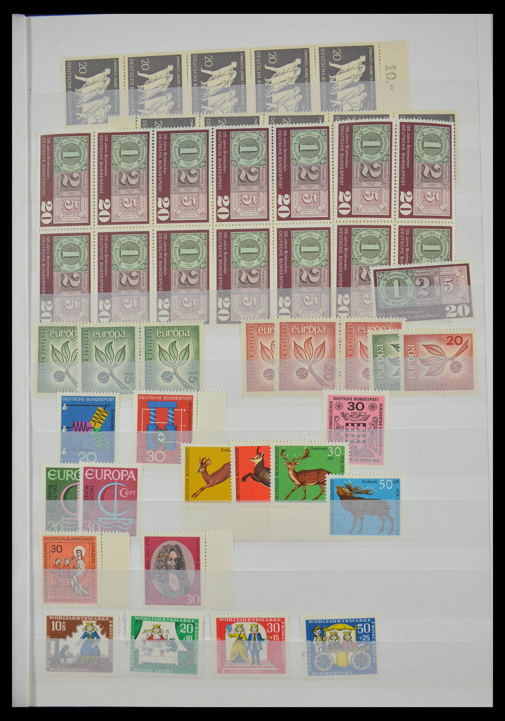 28379 021 - 28379 Bundespost 1958-2000 MNH stock.