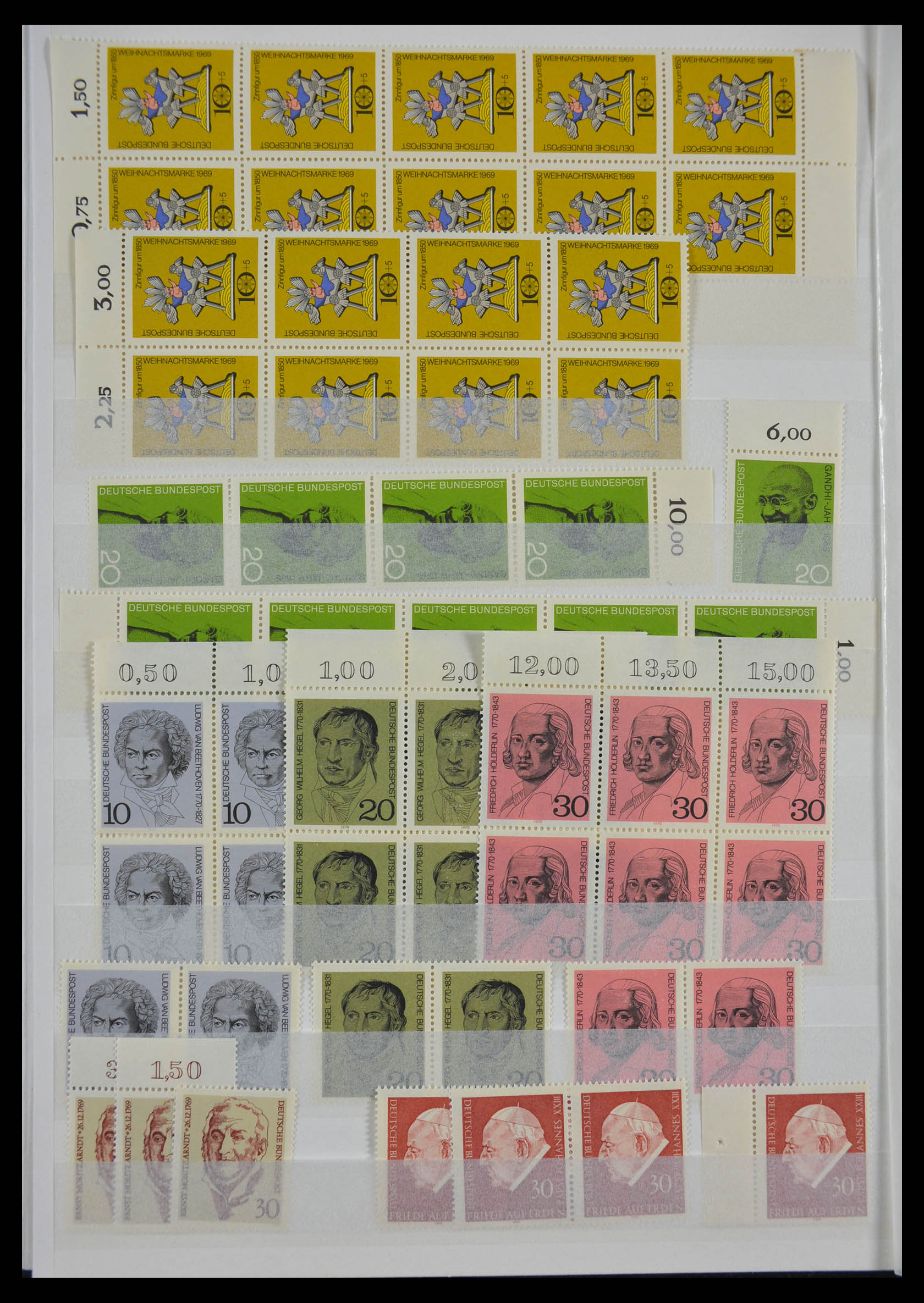28379 028 - 28379 Bundespost 1958-2000 postfrisse stock.