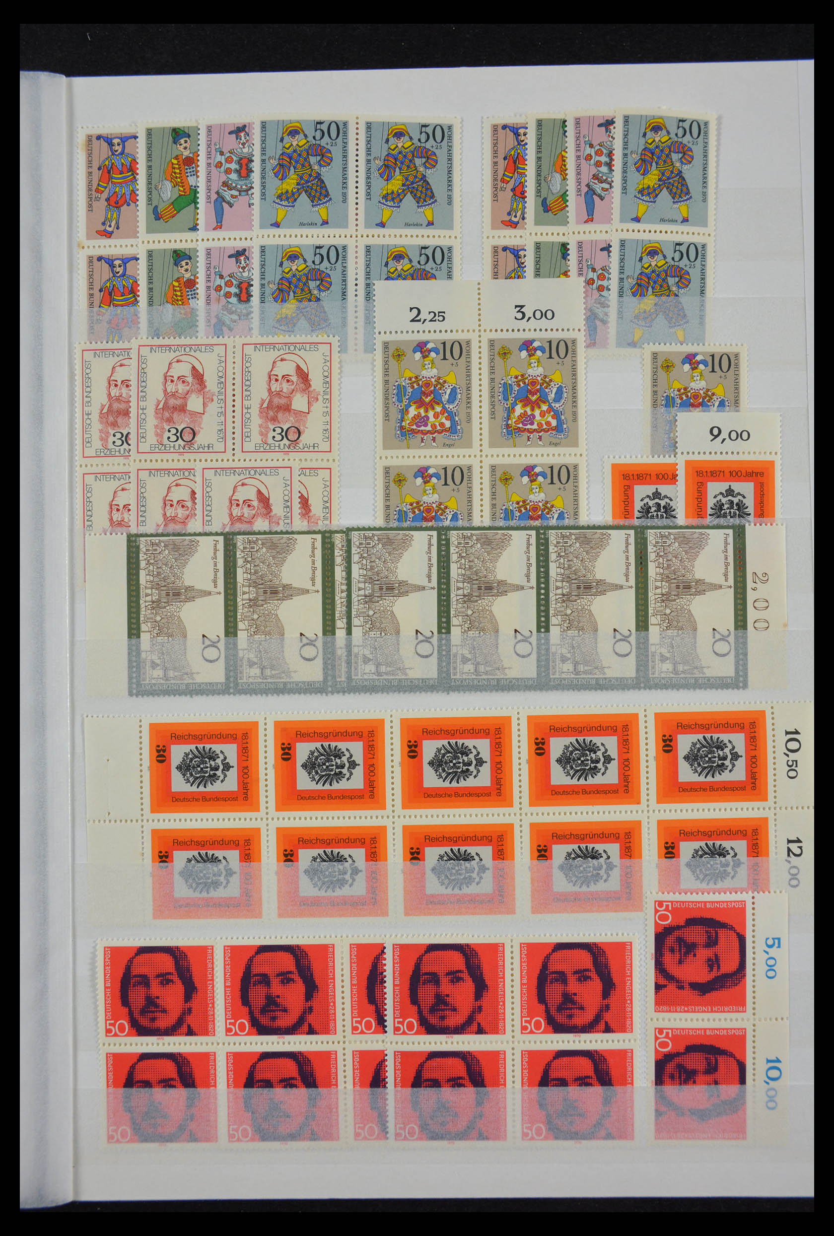 28379 031 - 28379 Bundespost 1958-2000 postfrisse stock.