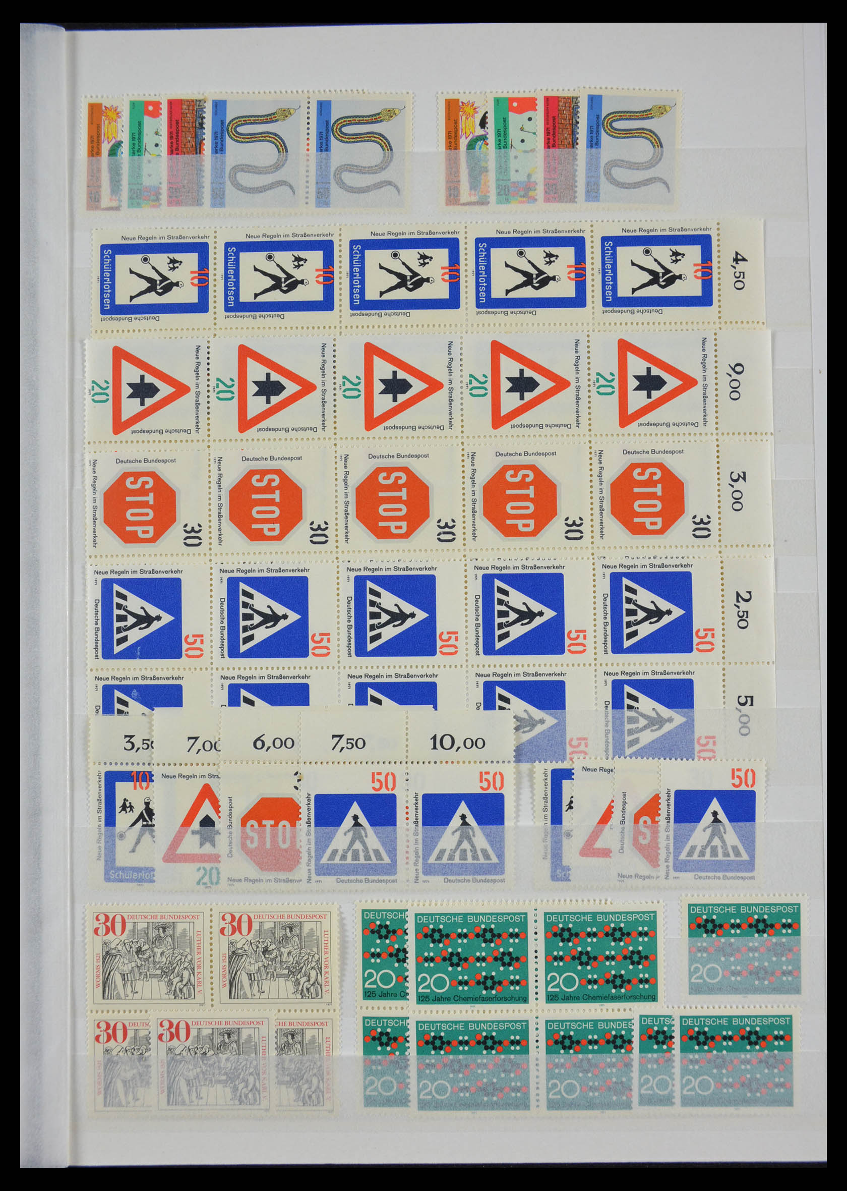 28379 033 - 28379 Bundespost 1958-2000 postfrisse stock.