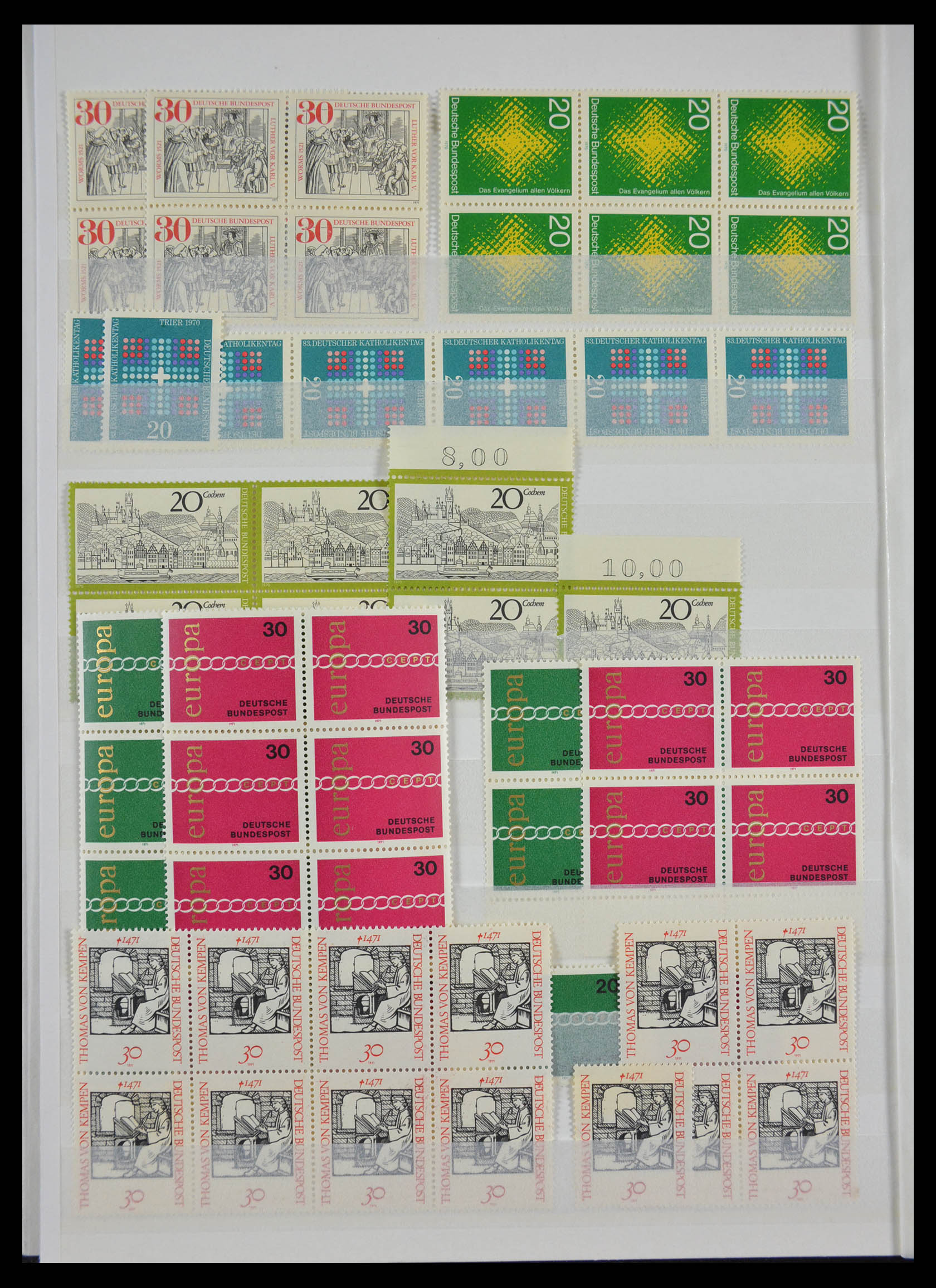 28379 034 - 28379 Bundespost 1958-2000 postfrisse stock.