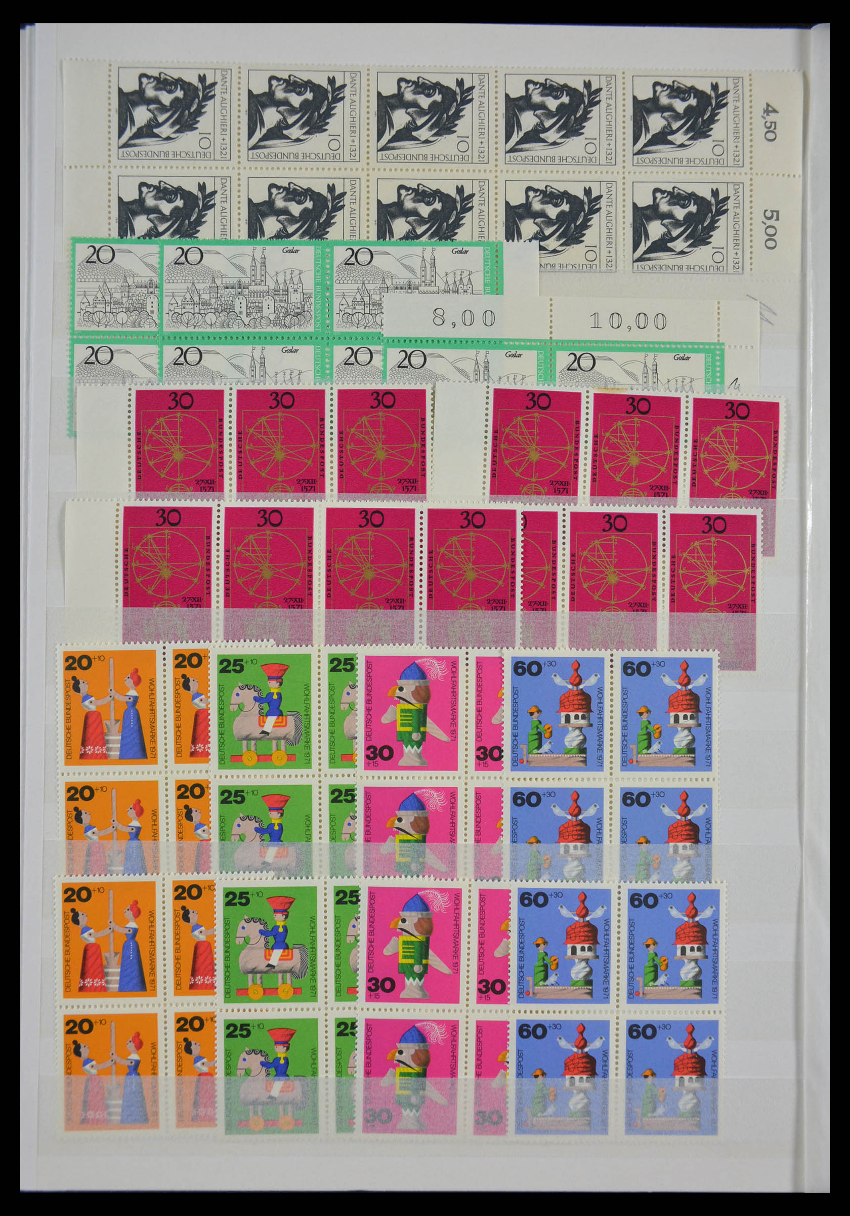 28379 036 - 28379 Bundespost 1958-2000 postfrisse stock.