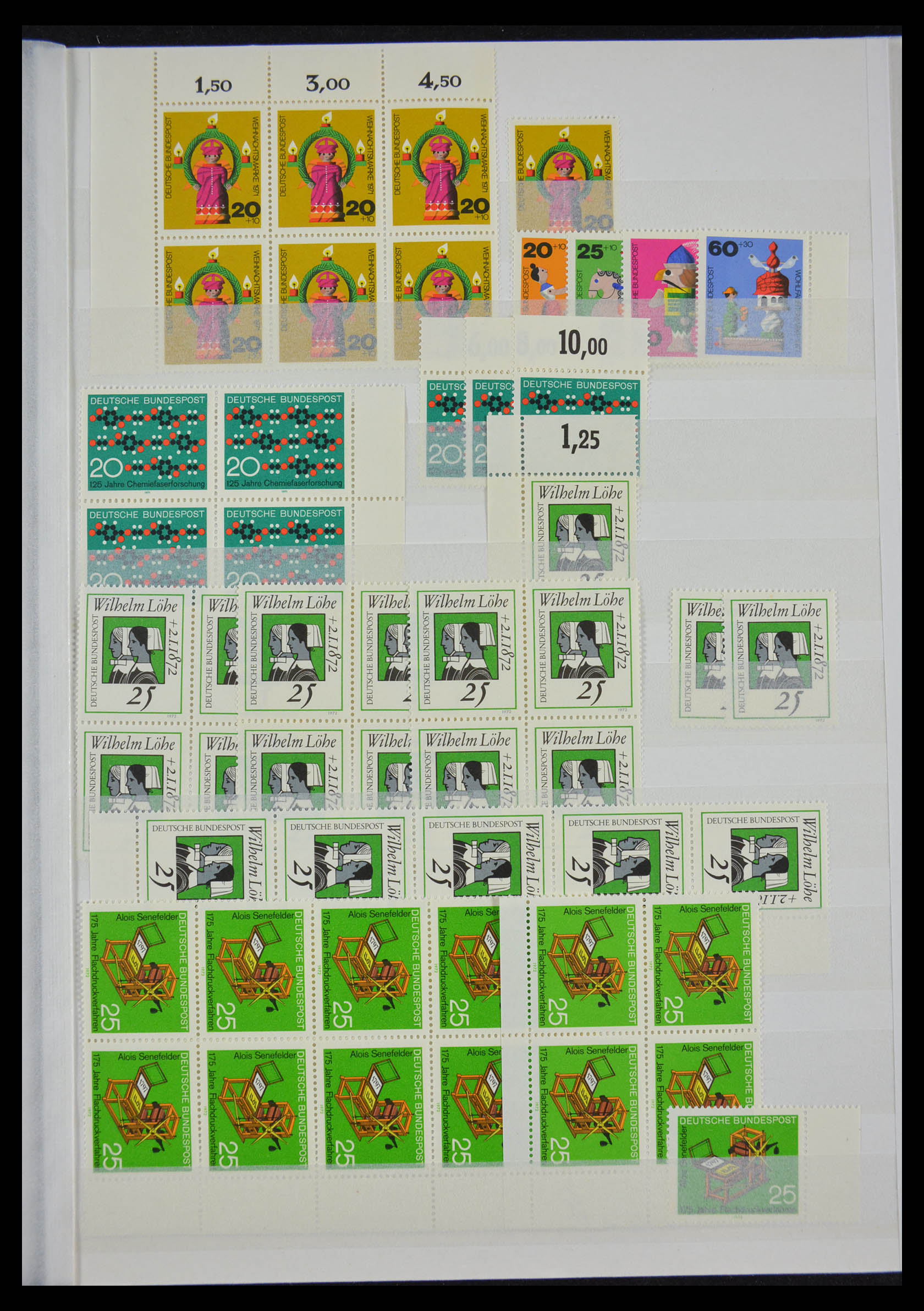 28379 037 - 28379 Bundespost 1958-2000 MNH stock.