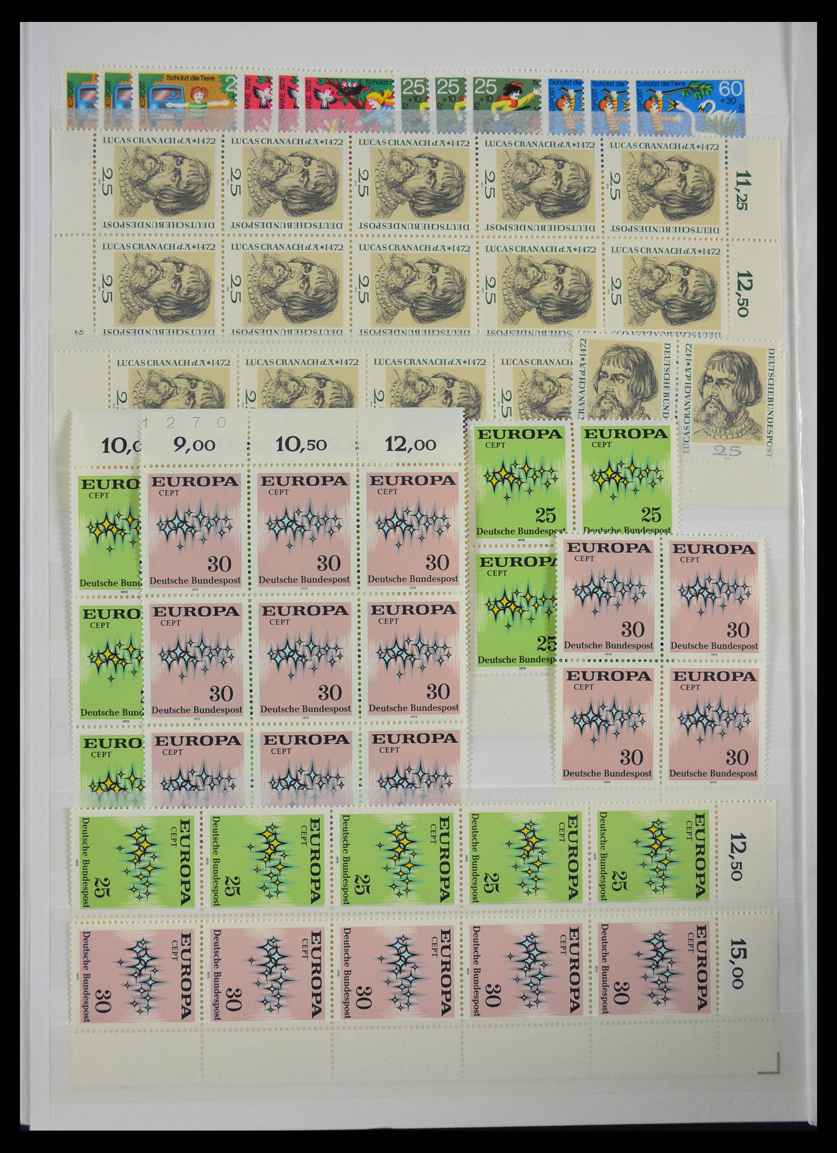 28379 038 - 28379 Bundespost 1958-2000 MNH stock.