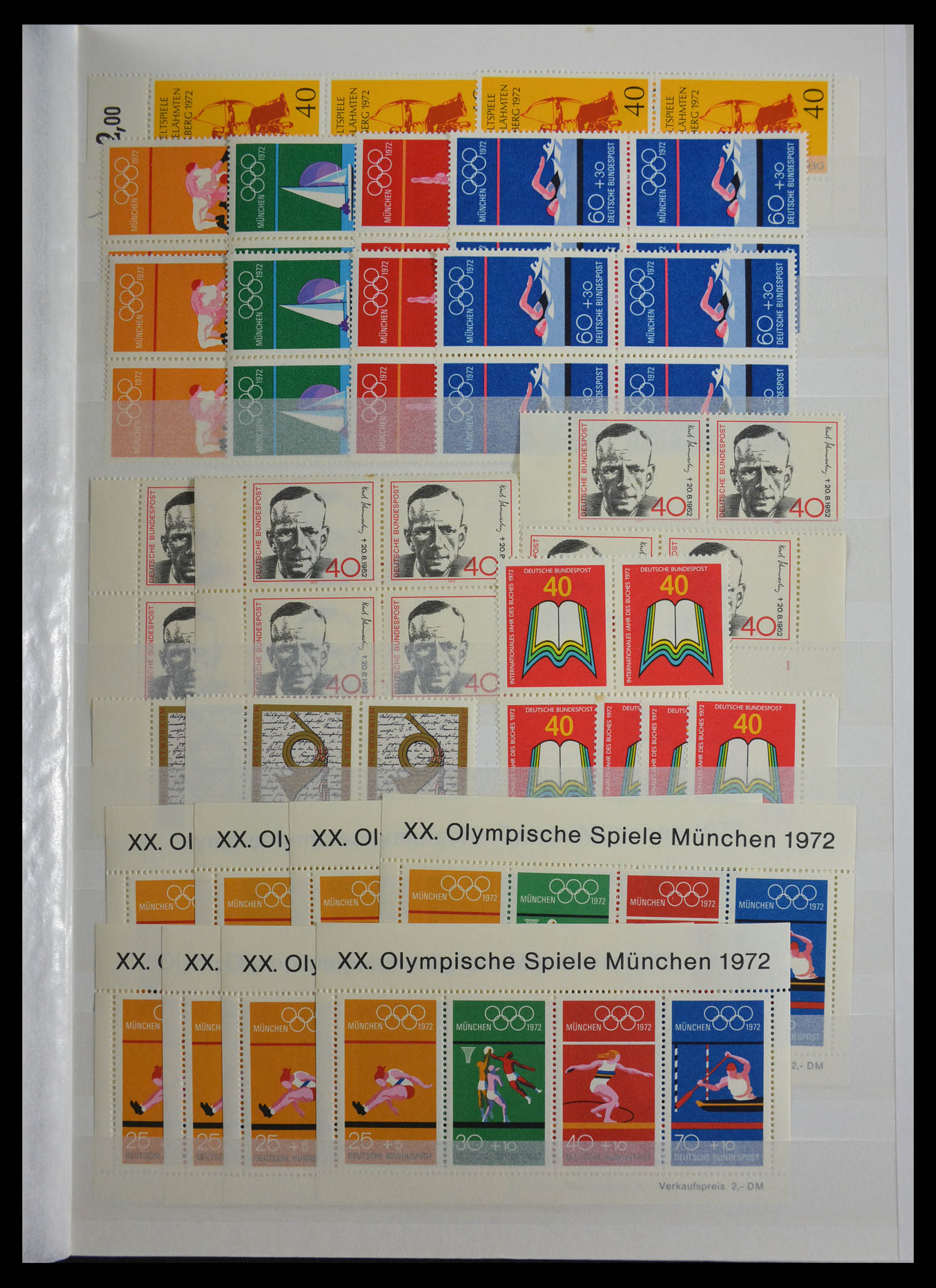 28379 039 - 28379 Bundespost 1958-2000 postfrisse stock.