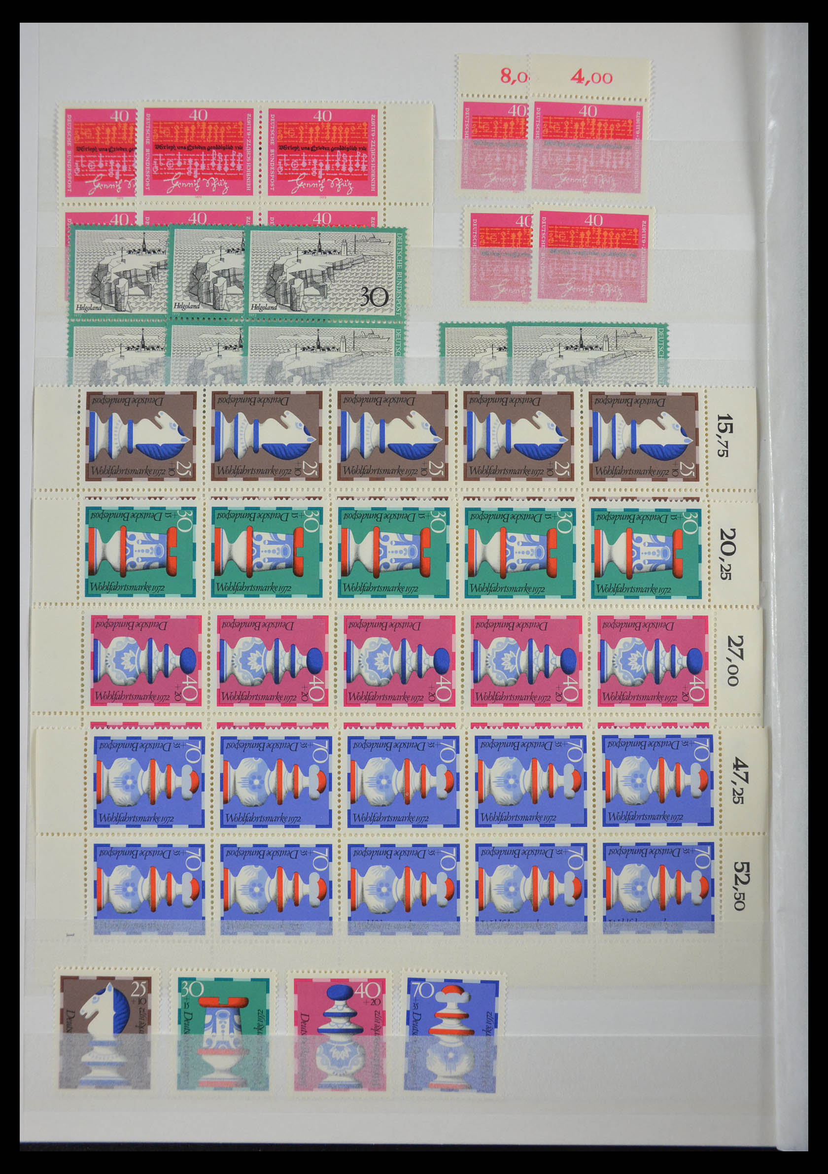 28379 040 - 28379 Bundespost 1958-2000 MNH stock.