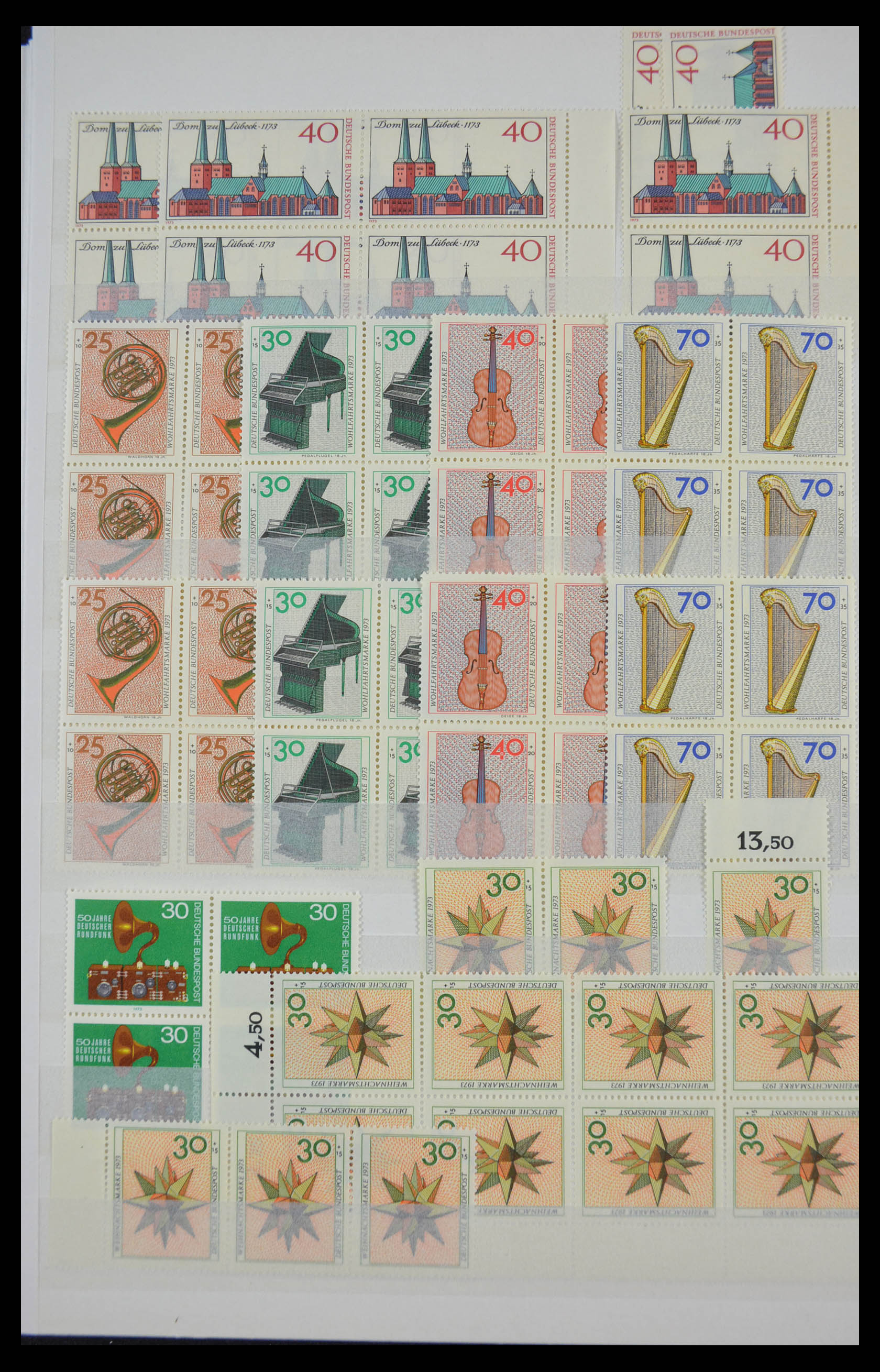 28379 046 - 28379 Bundespost 1958-2000 postfrisse stock.