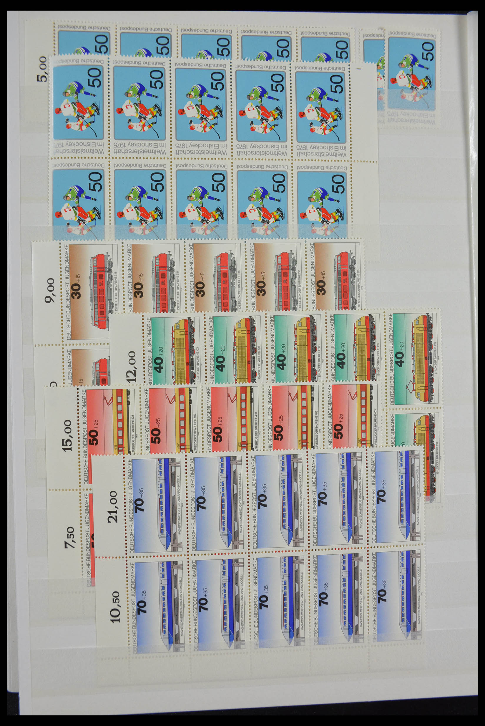 28379 054 - 28379 Bundespost 1958-2000 postfrisse stock.