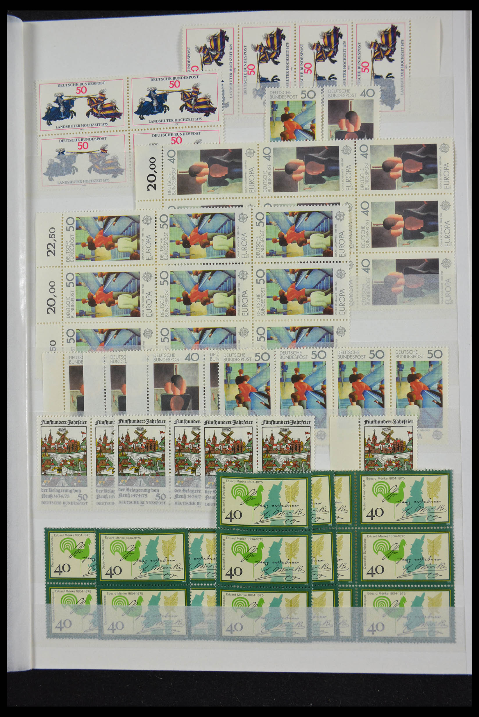 28379 055 - 28379 Bundespost 1958-2000 postfrisse stock.