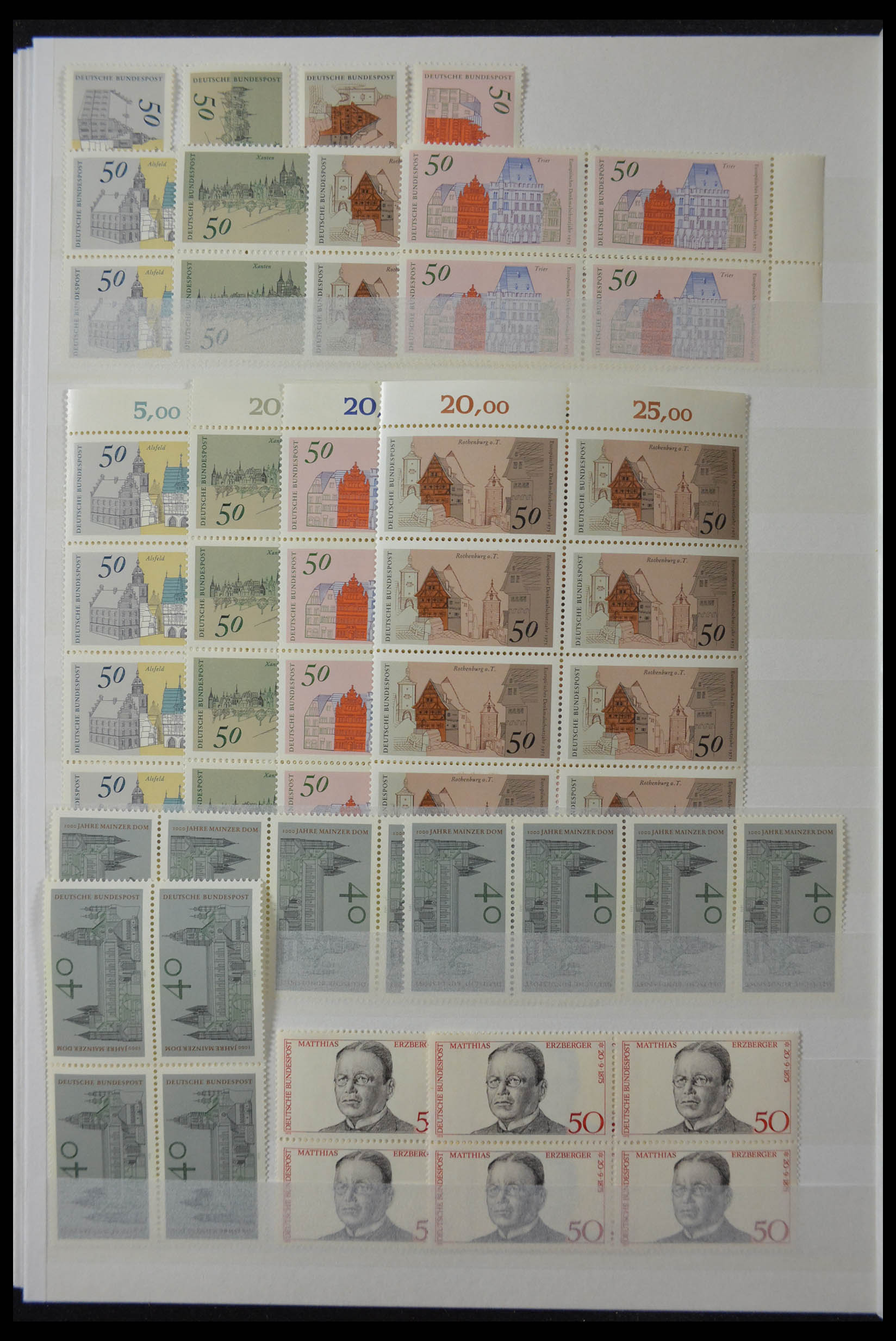 28379 056 - 28379 Bundespost 1958-2000 postfrisse stock.