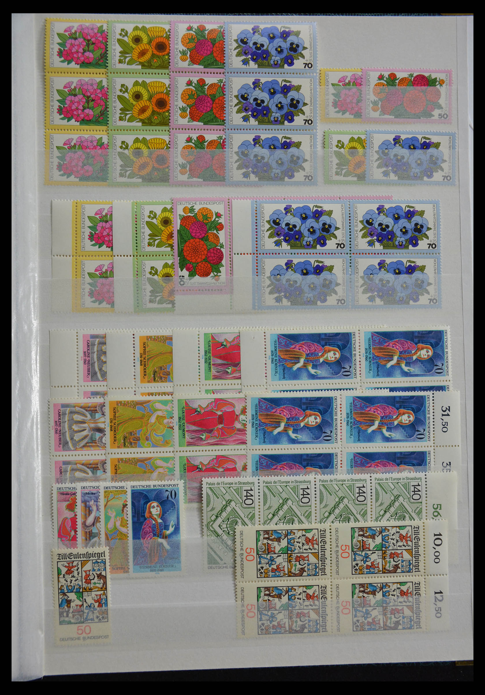 28379 063 - 28379 Bundespost 1958-2000 postfrisse stock.
