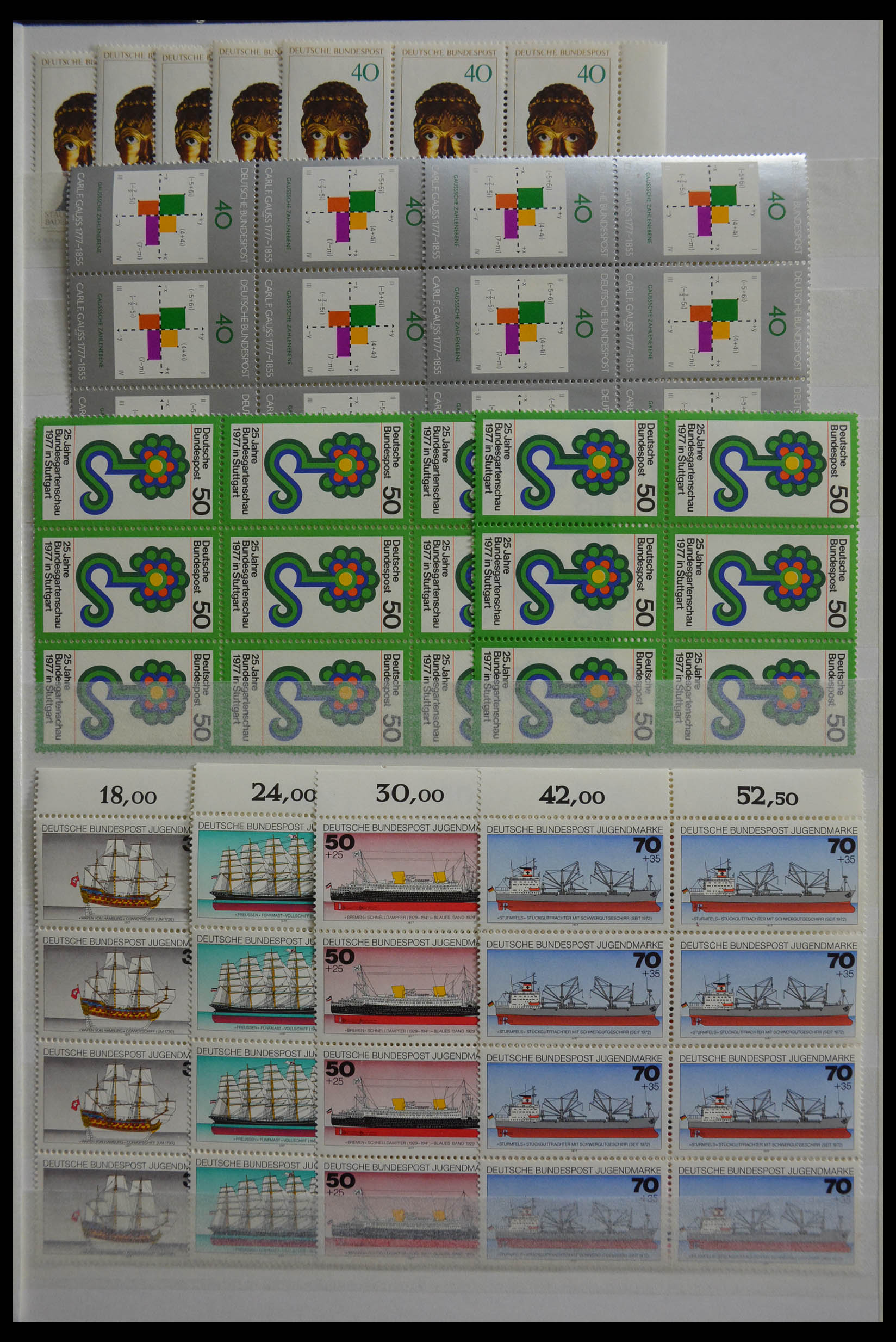 28379 065 - 28379 Bundespost 1958-2000 postfrisse stock.