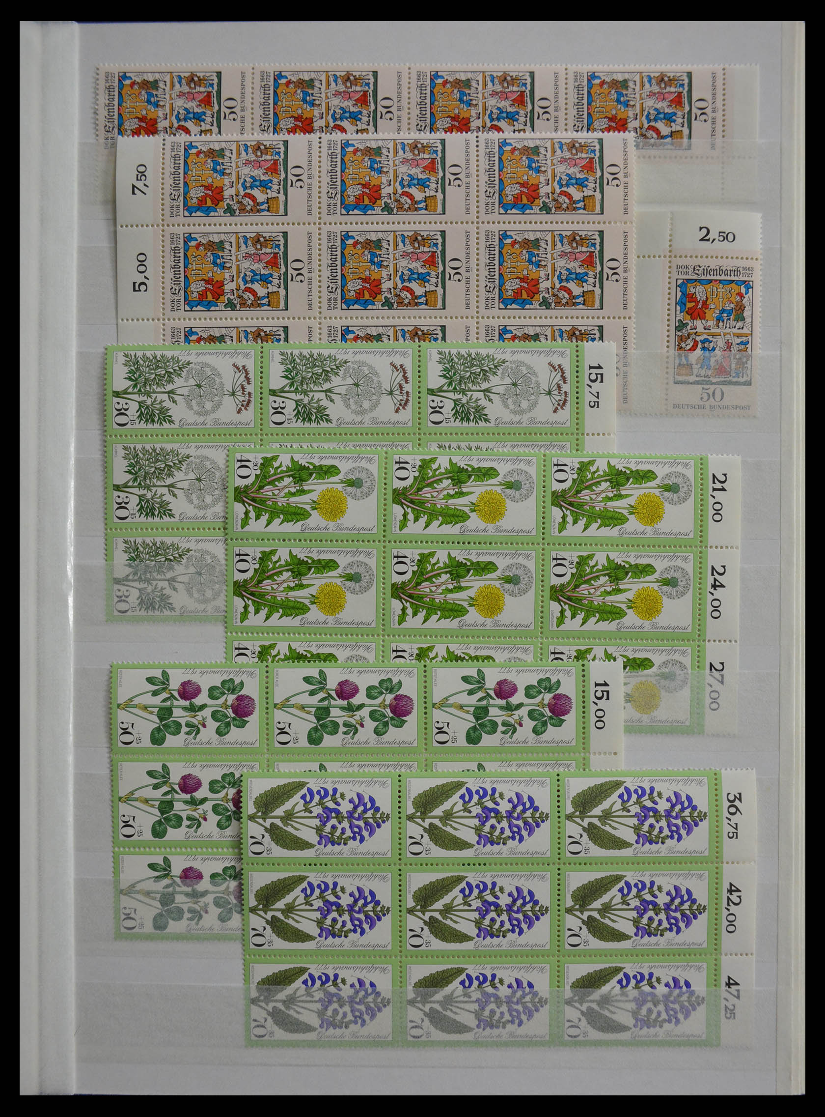 28379 069 - 28379 Bundespost 1958-2000 postfrisse stock.