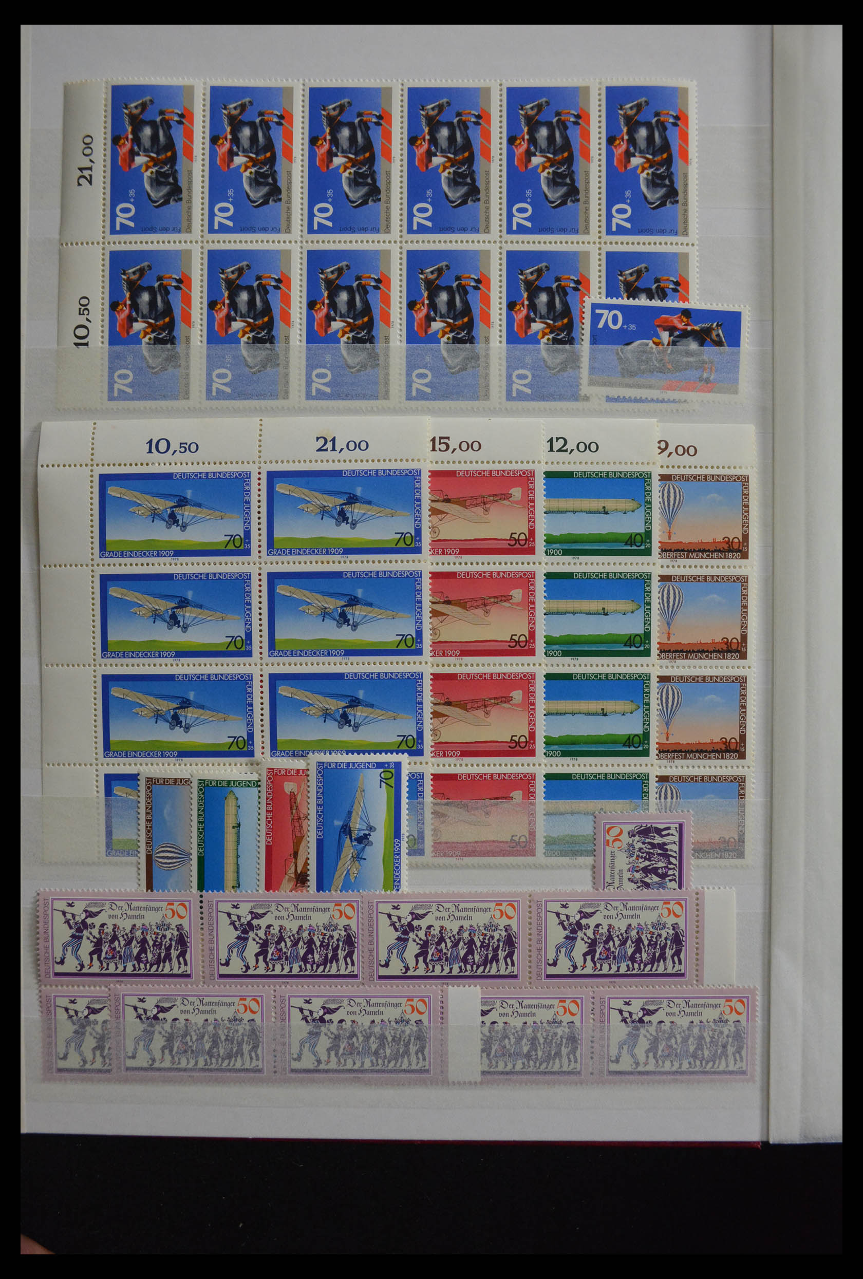 28379 072 - 28379 Bundespost 1958-2000 postfrisse stock.